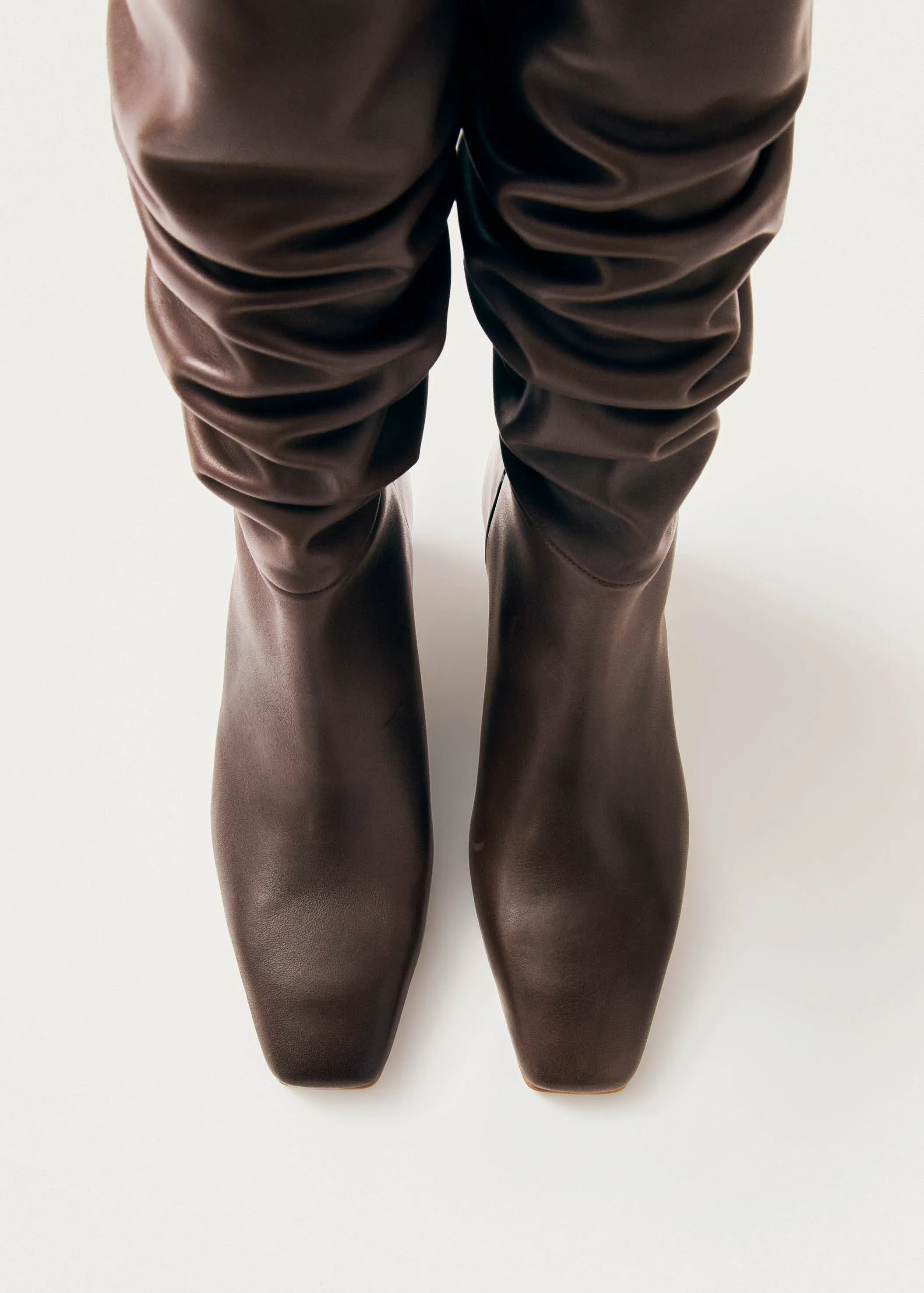 Kalila Brown Leather Boots