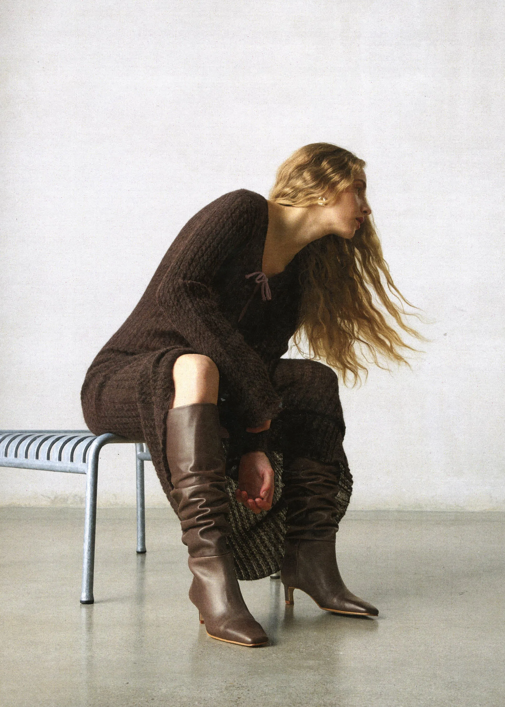 Kalila Brown Leather Boots