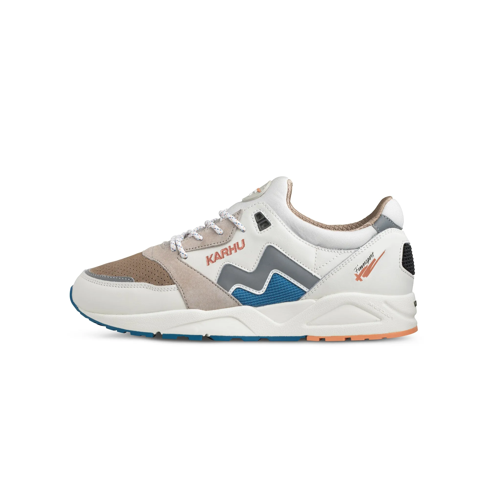 Karhu Mens Aria 95 Shoes 'Lily White/Vallarta Blue'