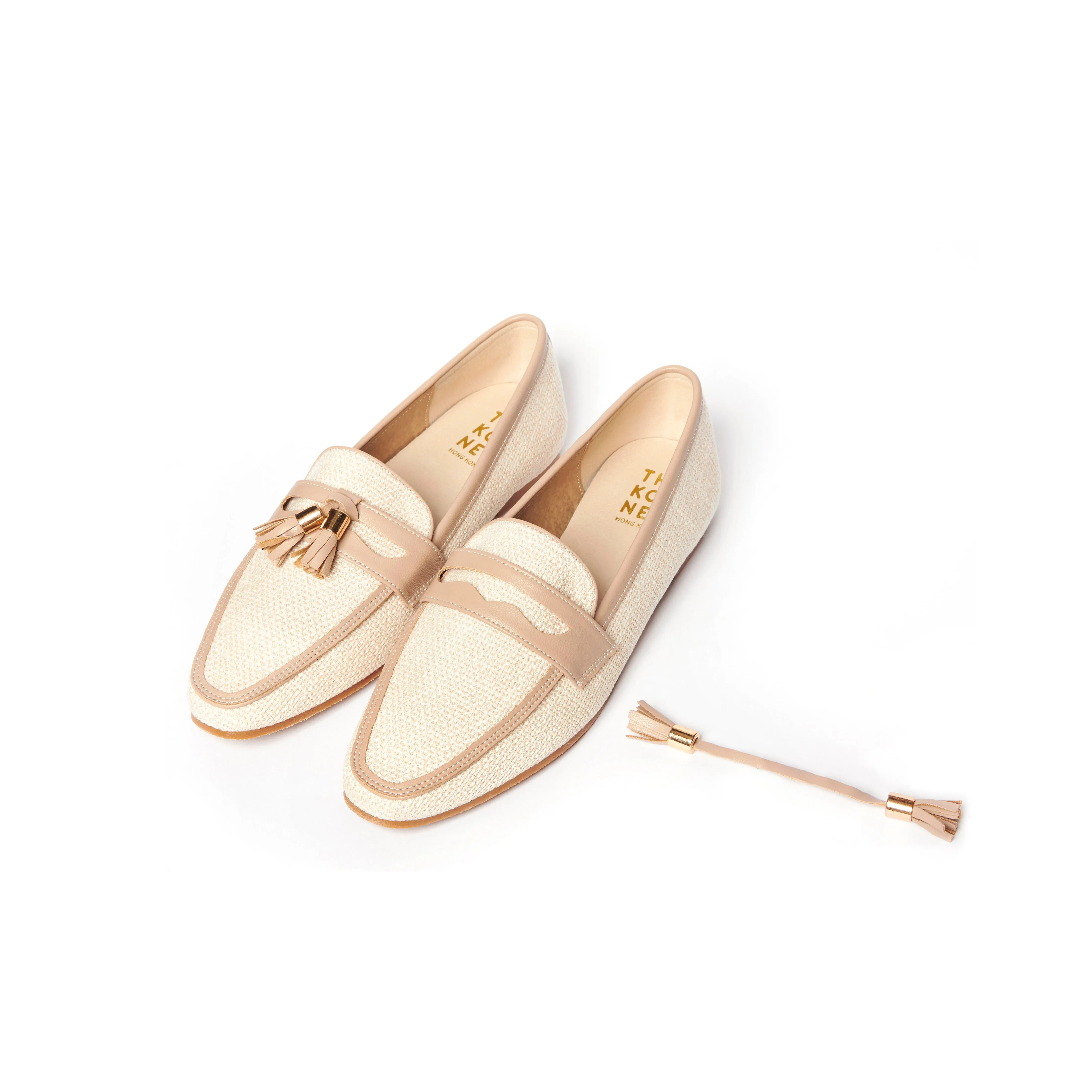 Kenni Tassel Loafers - Beige ( BEI )