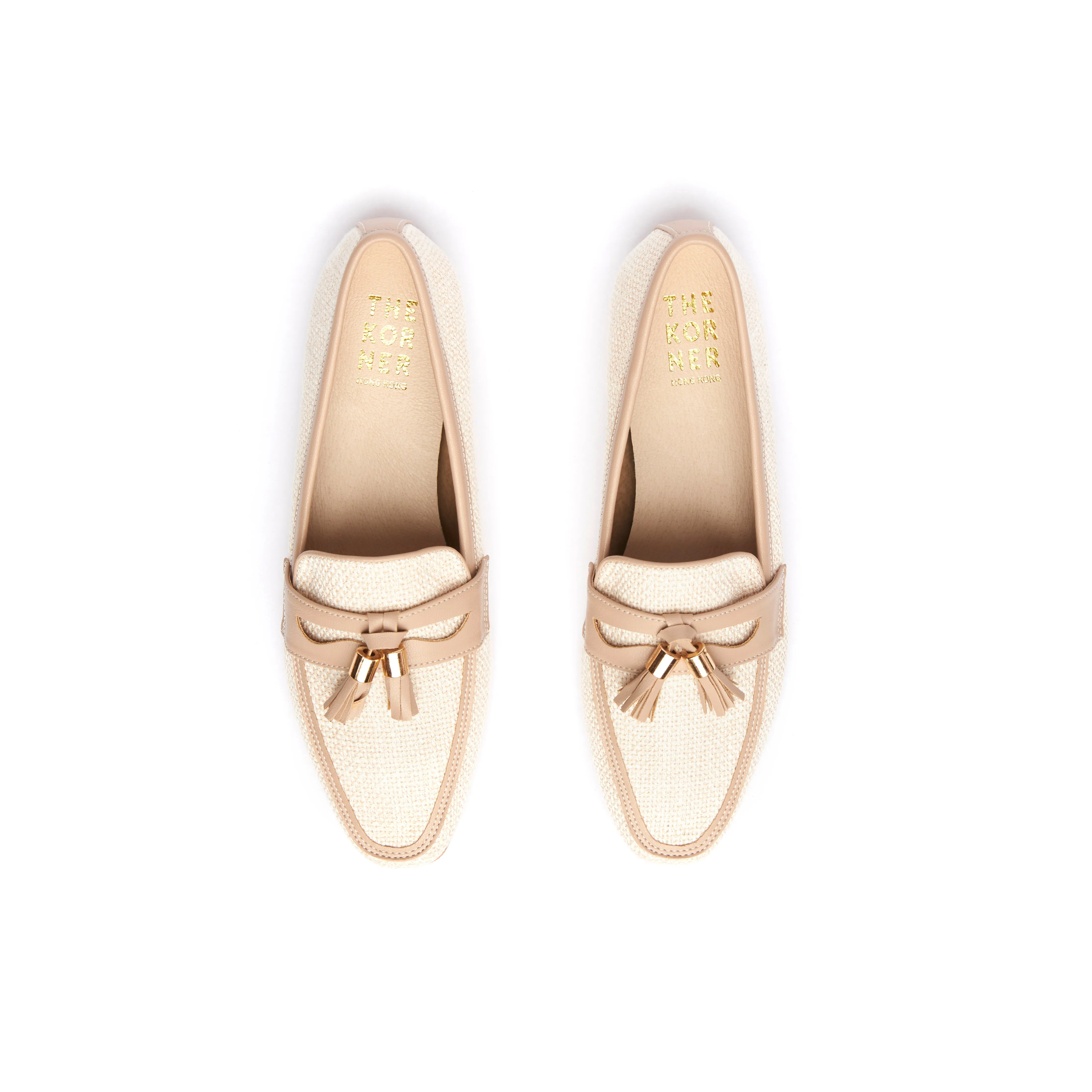 Kenni Tassel Loafers - Beige ( BEI )