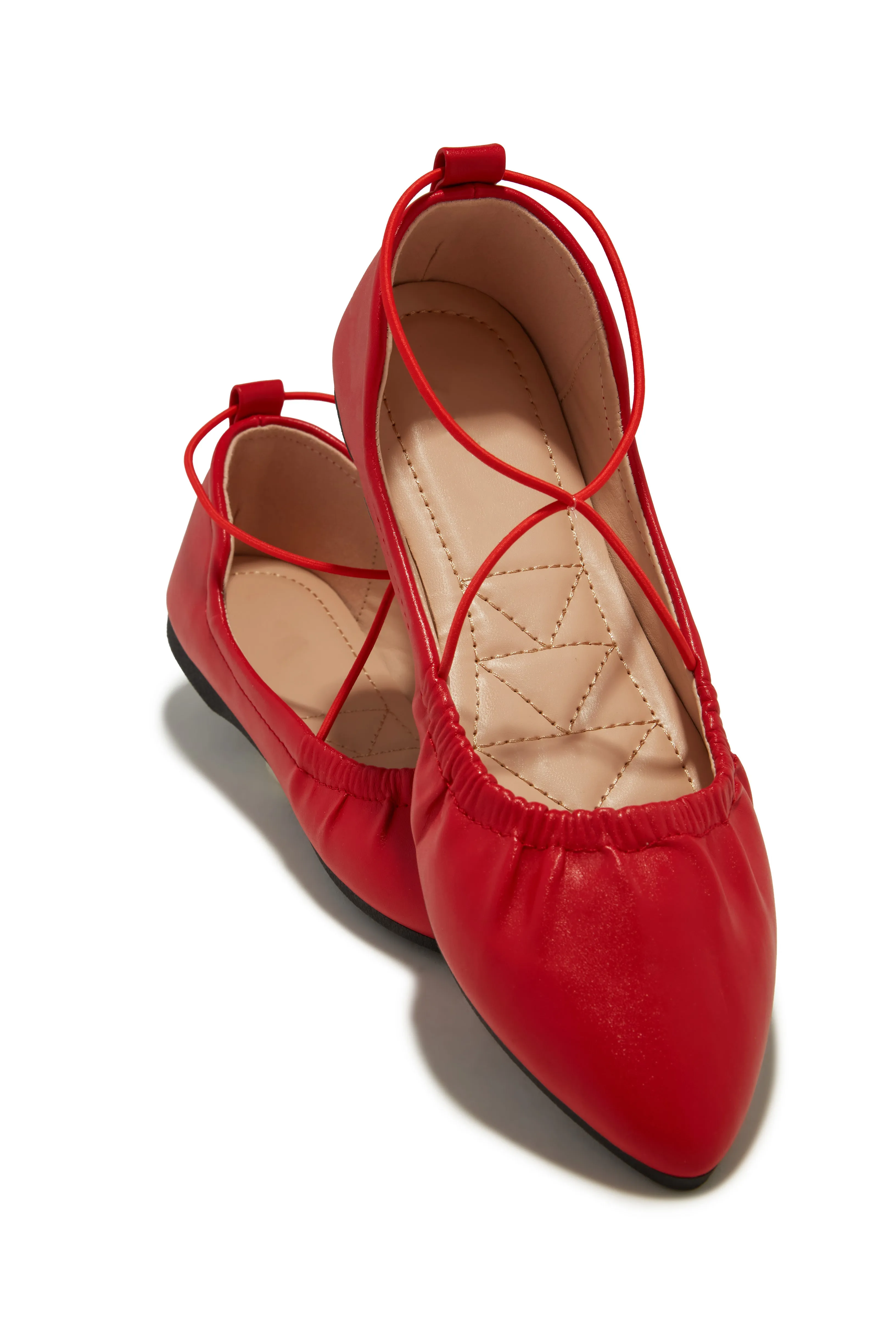 Kristine Criss Cross Flats - Red