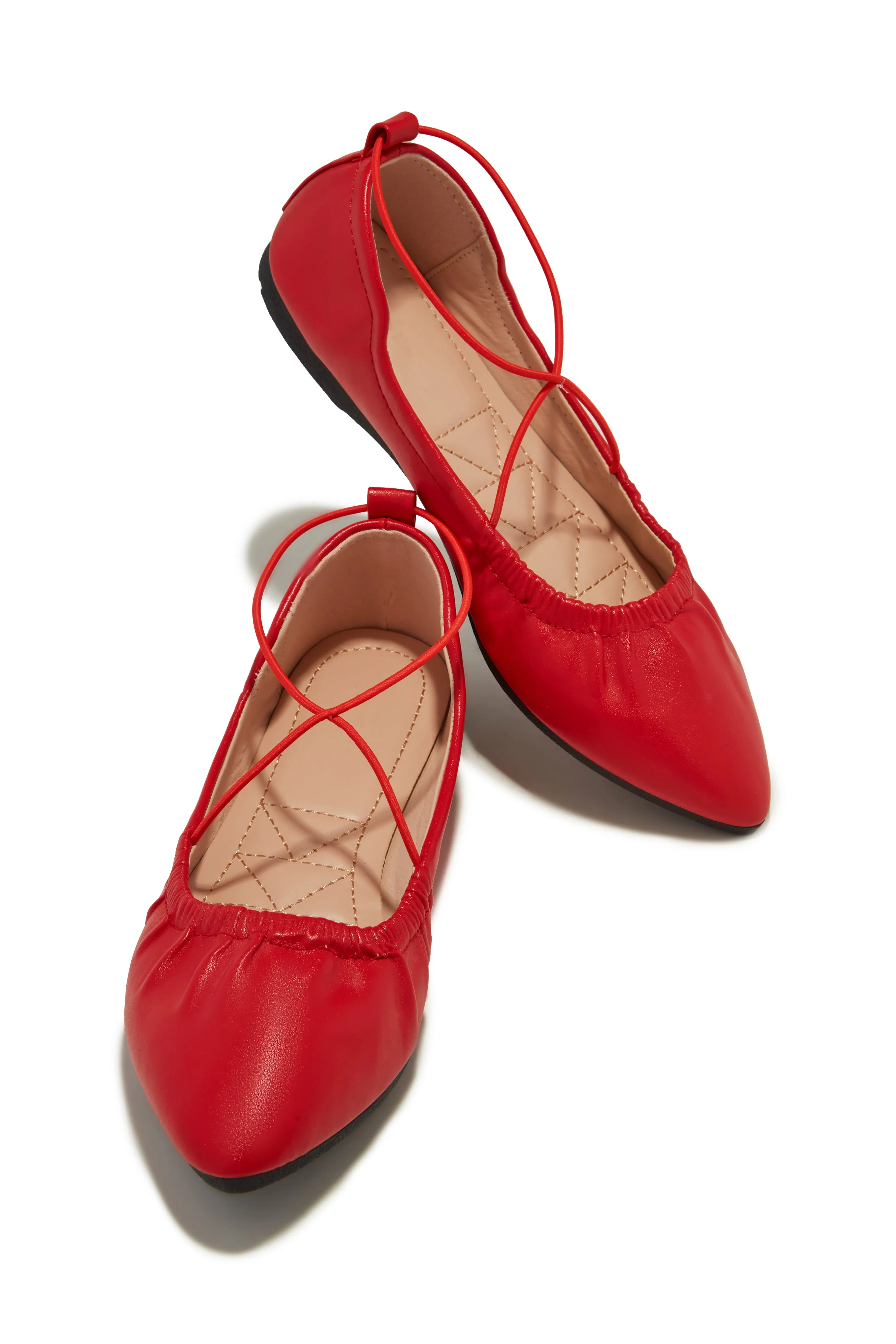 Kristine Criss Cross Flats - Red