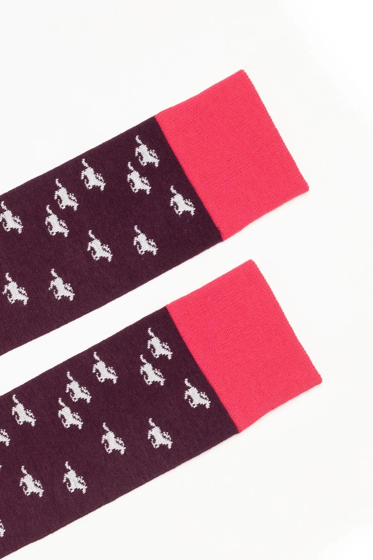 Ladies Galloping Horse Knee Length Socks