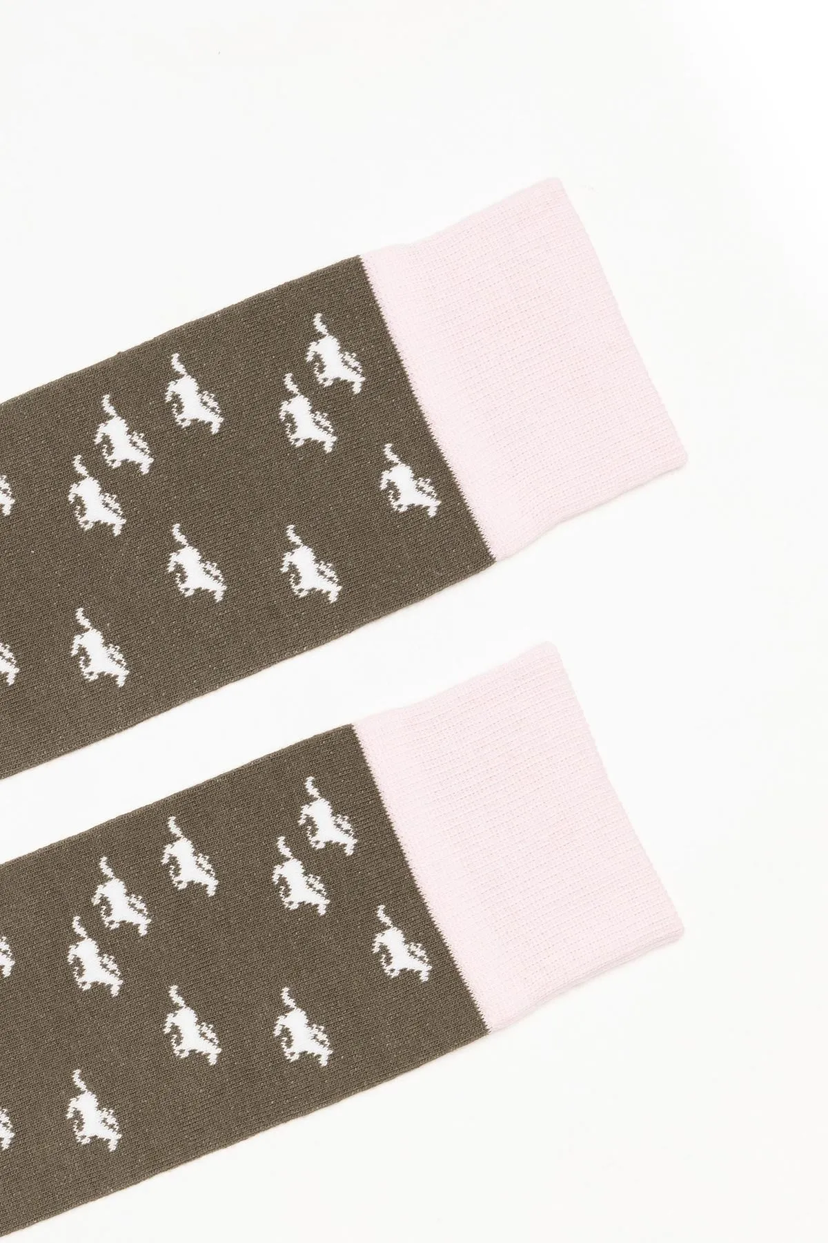 Ladies Galloping Horse Knee Length Socks