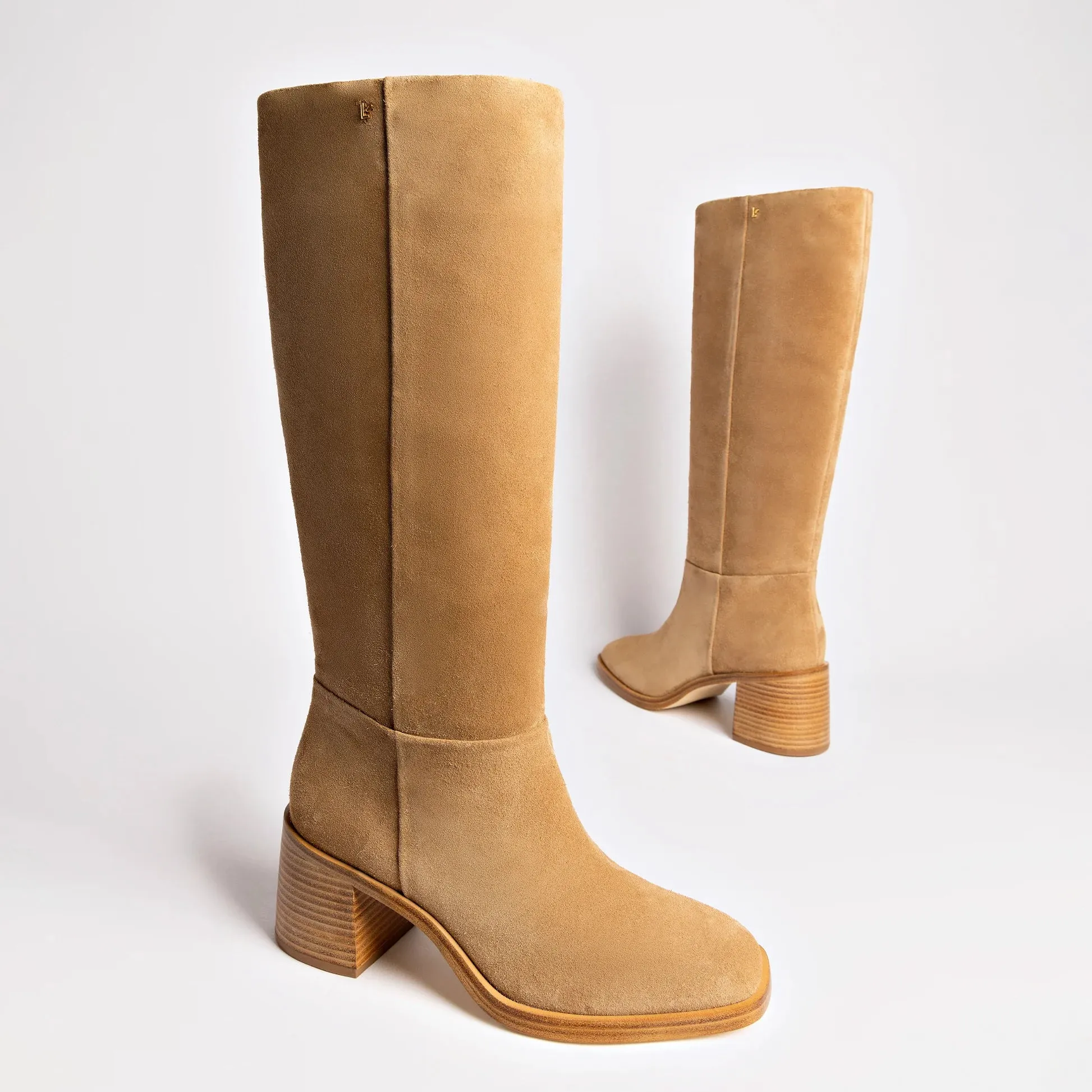 LARROUDÉ Ricky Boot In Peanut Suede