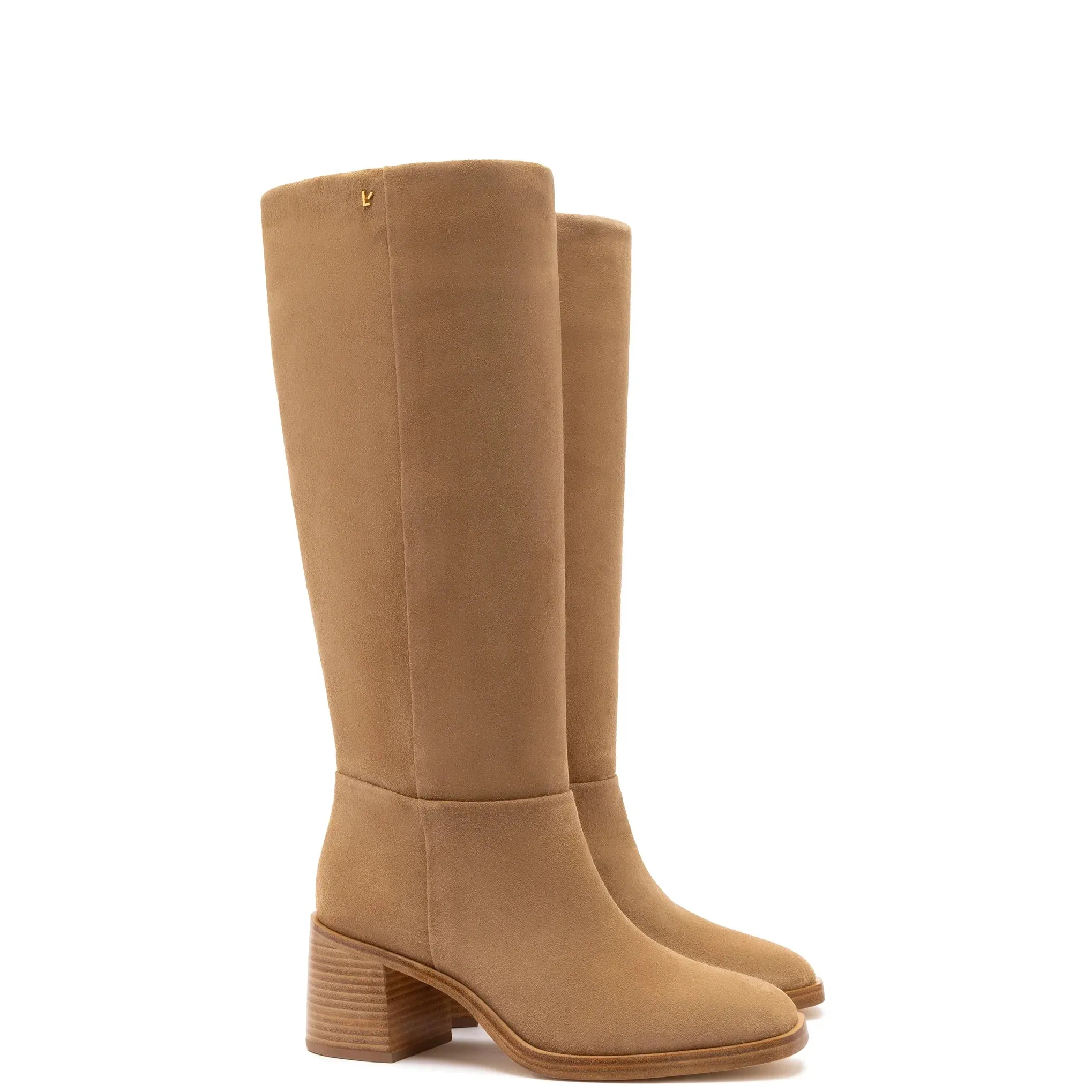 LARROUDÉ Ricky Boot In Peanut Suede