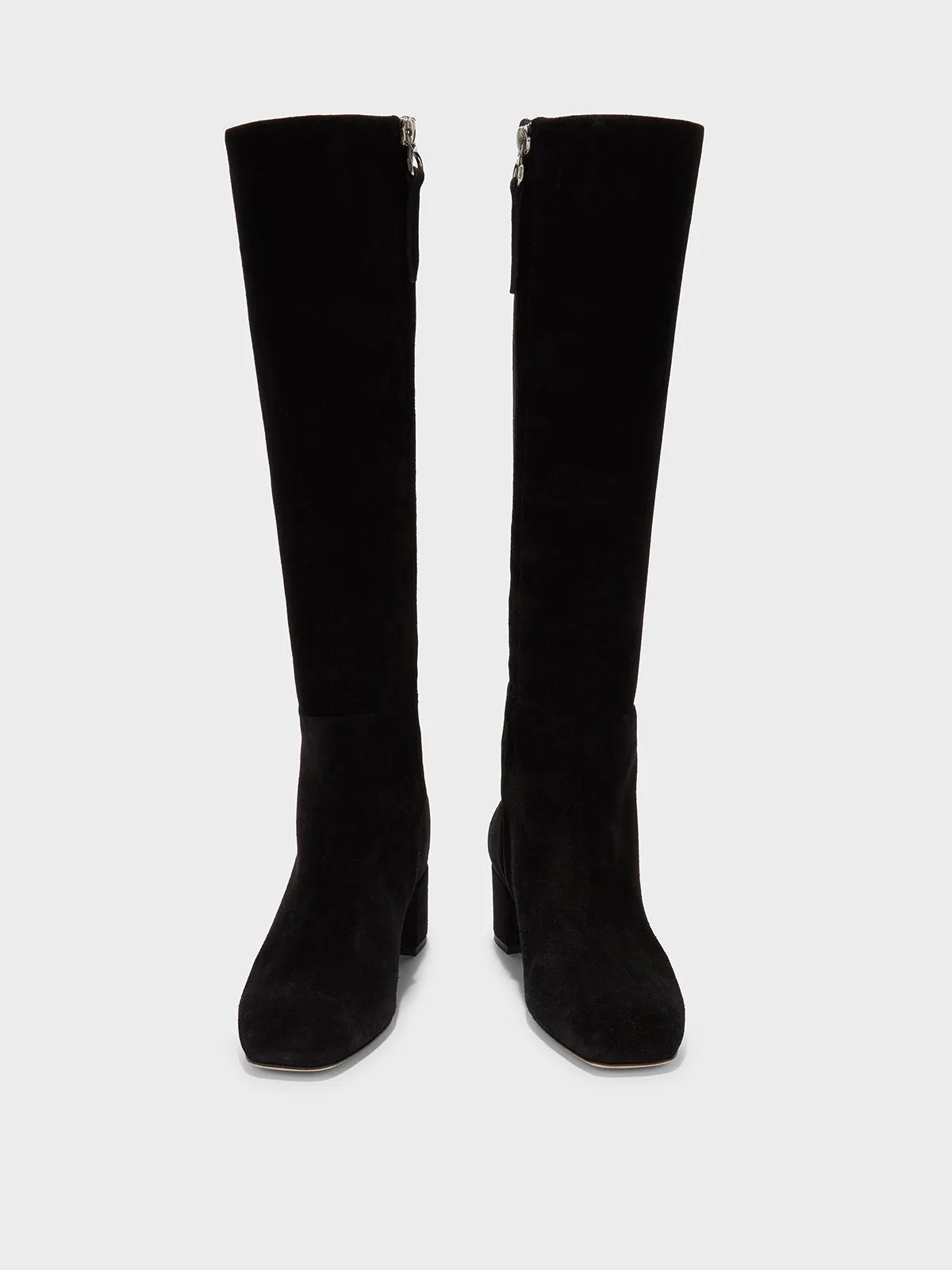 Laura Suede Knee-High Boots