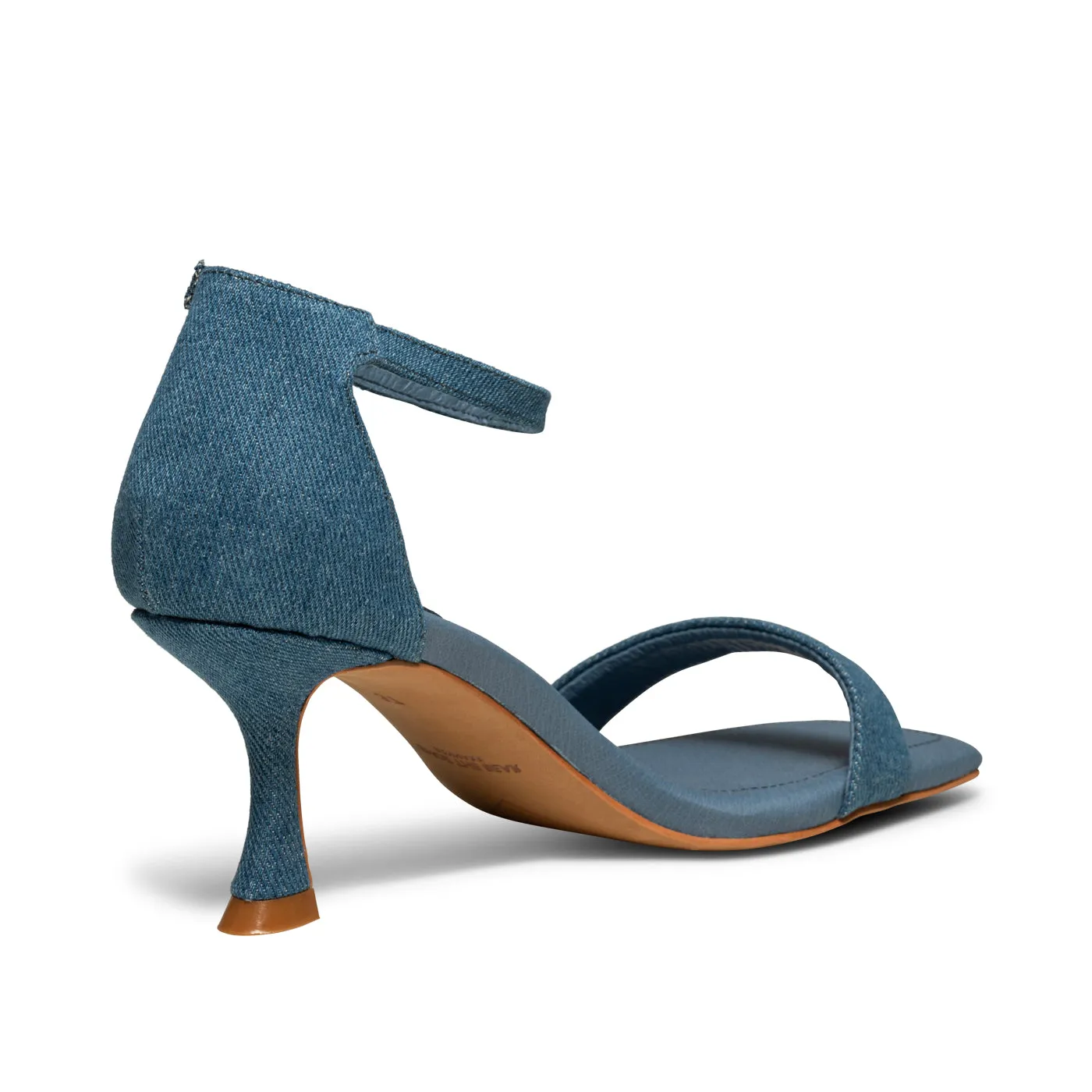 Leah ankle strap - Denim