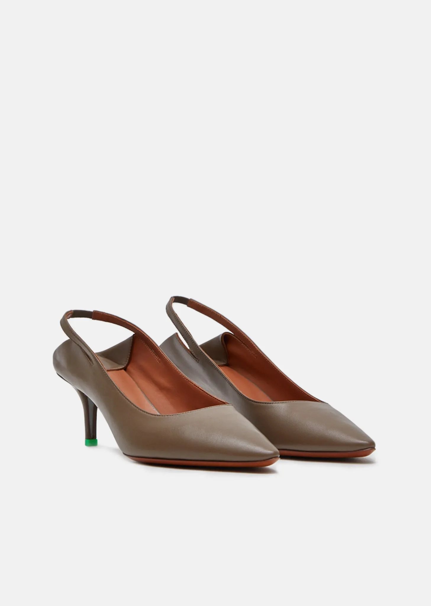 Leather Slingback Babouche