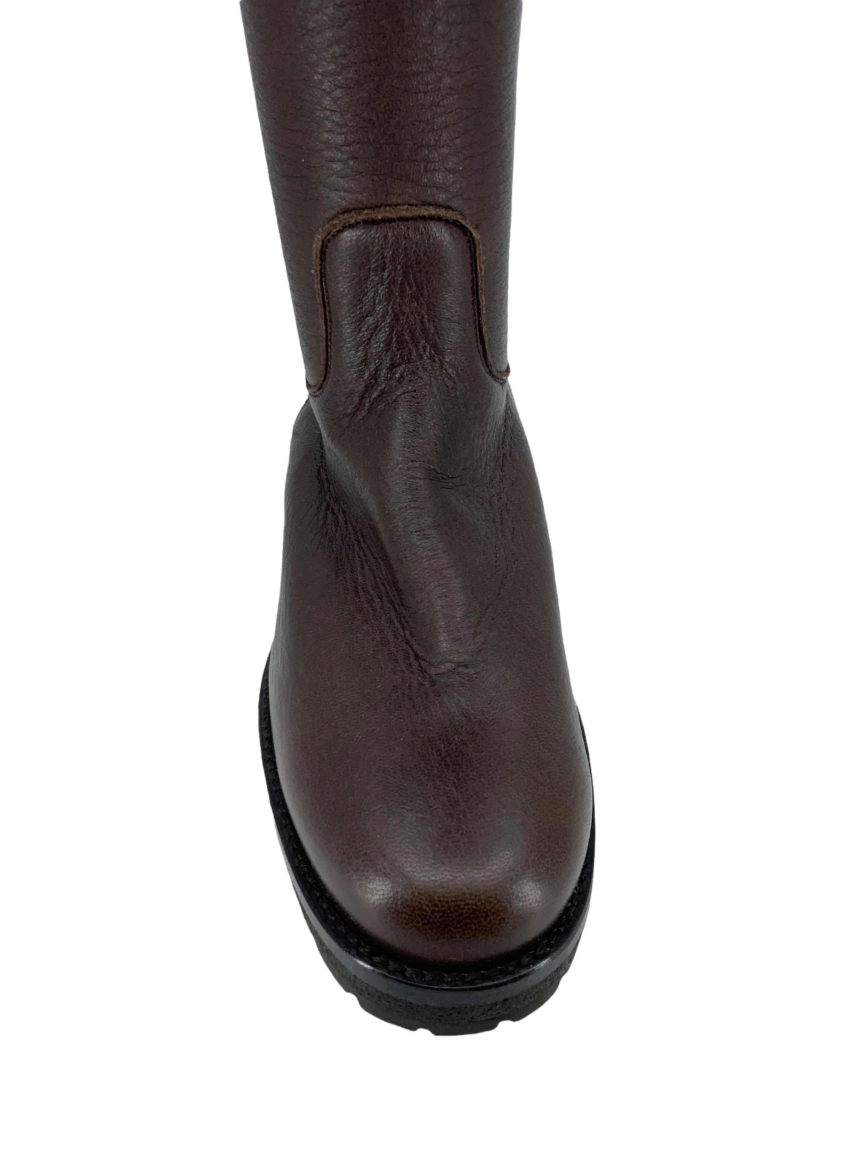 Loro Piana Leather Knee-High Sauvanne Boots Size 8.5