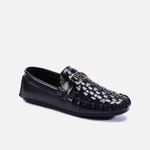 Loxley Black Woven Loafers 0130882