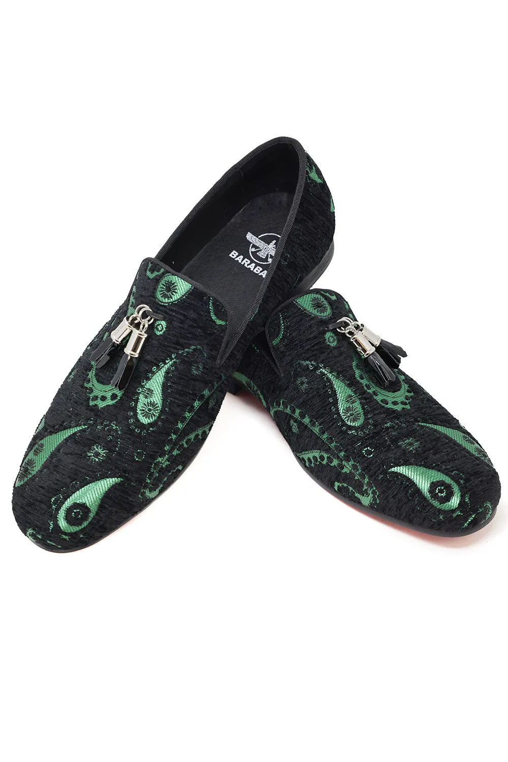 Luscious Paisley Tassel Loafers