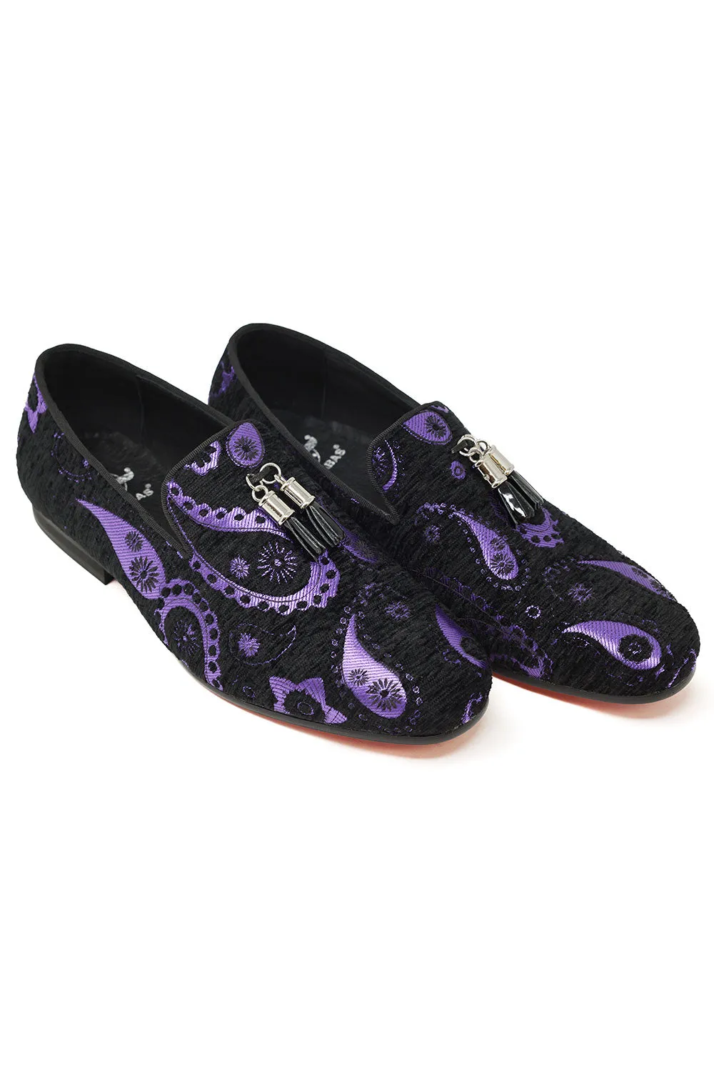 Luscious Paisley Tassel Loafers