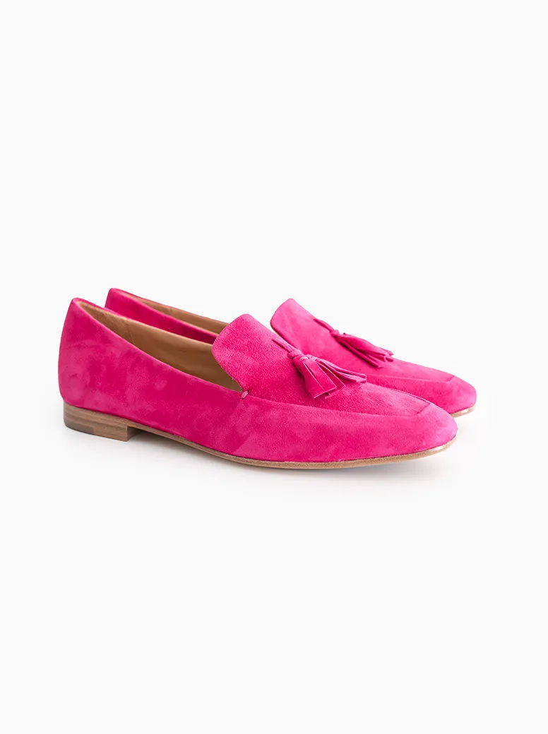 Magda pink suede