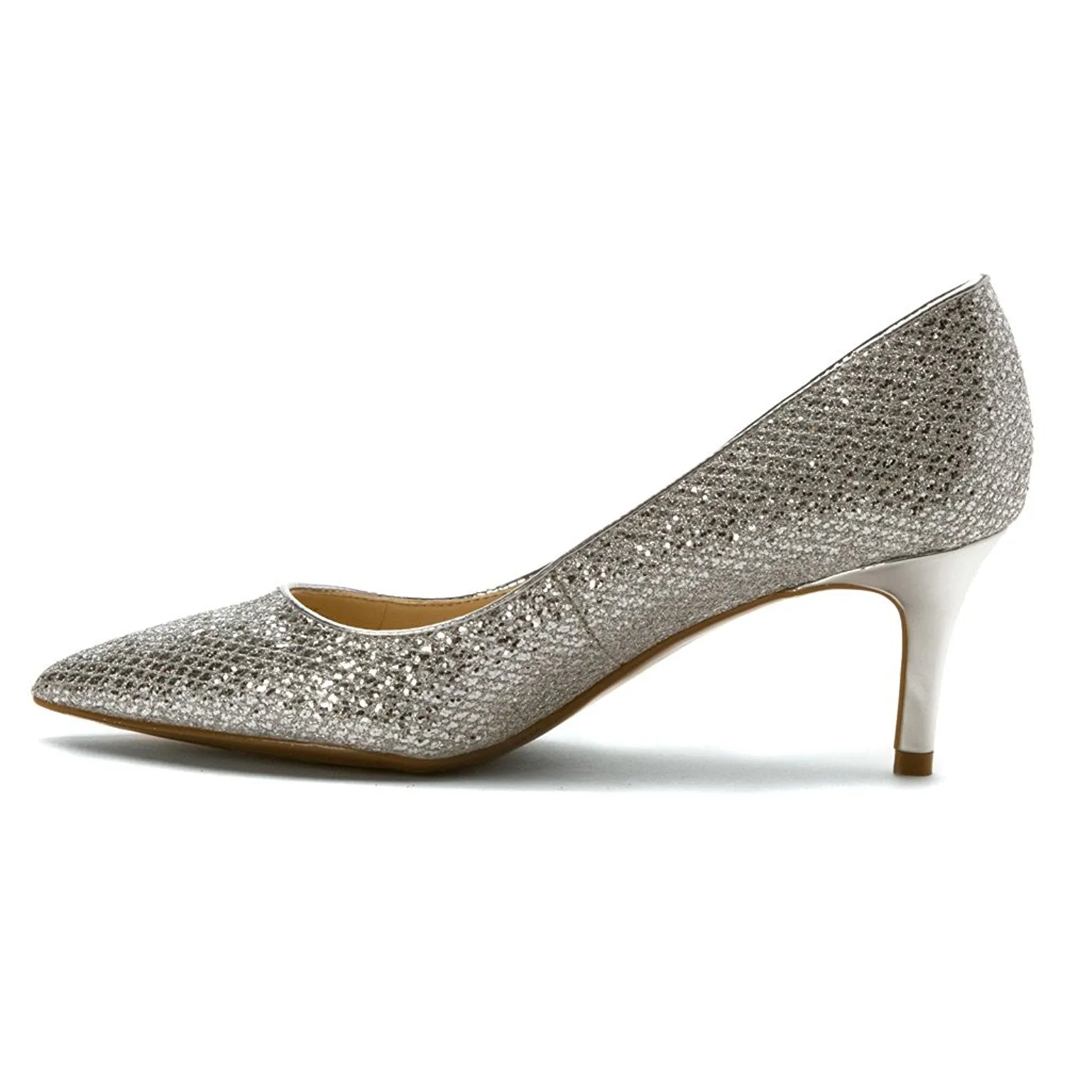 Marc Fisher Milee2 Dress Pump, Silver (Women)