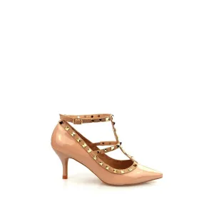 Margo Anklestrap T-Bar Studded Court