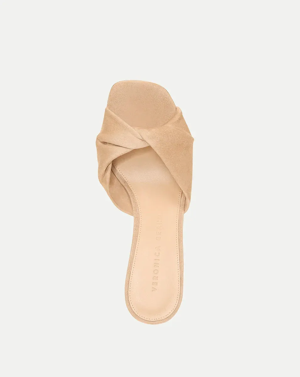 Melli Suede Sandal - Sand