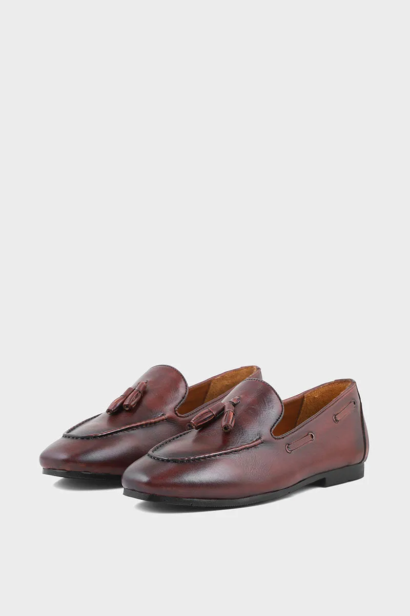 Men Formal Loafers M22087-Brown