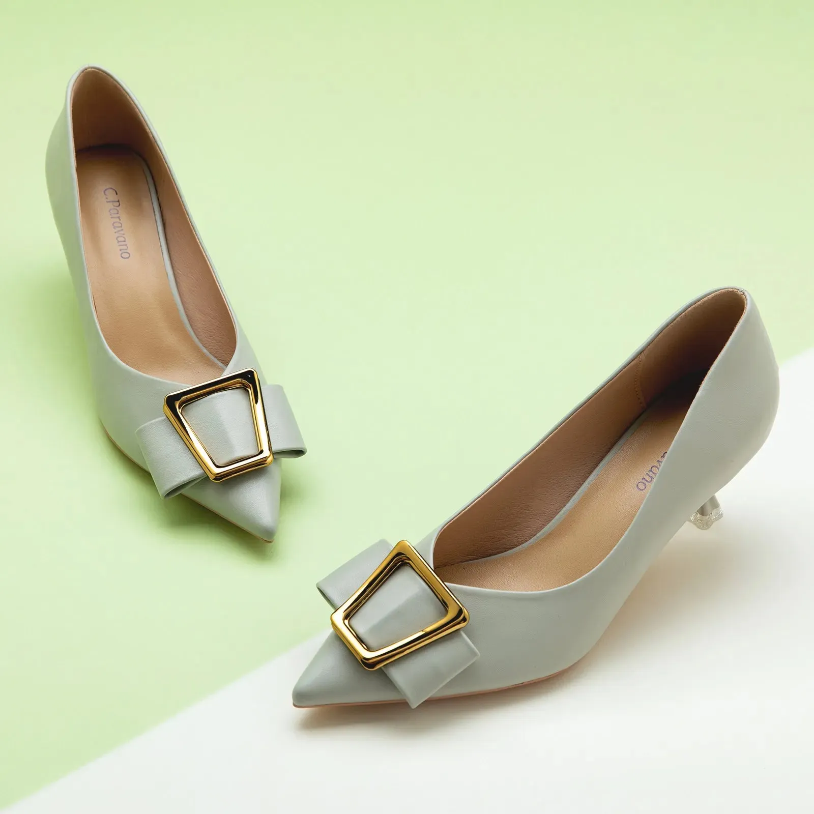 Metal Tie Pumps (Olivia)