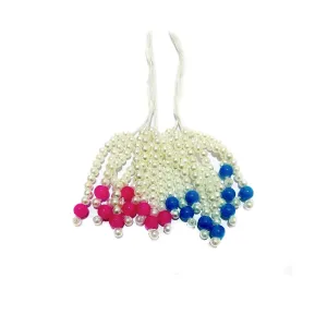 Mini Pearl Beads Handmade DIY Craft, Jewelry Fringe Tassel with Colored Beads - Design 826