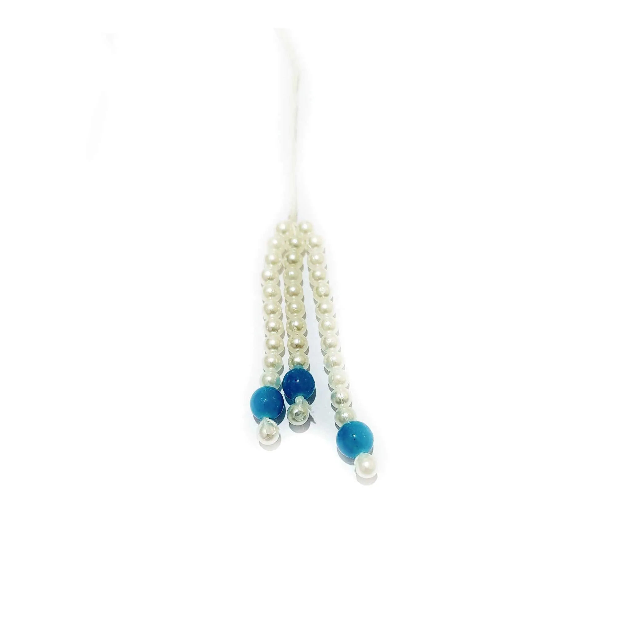 Mini Pearl Beads Handmade DIY Craft, Jewelry Fringe Tassel with Colored Beads - Design 826