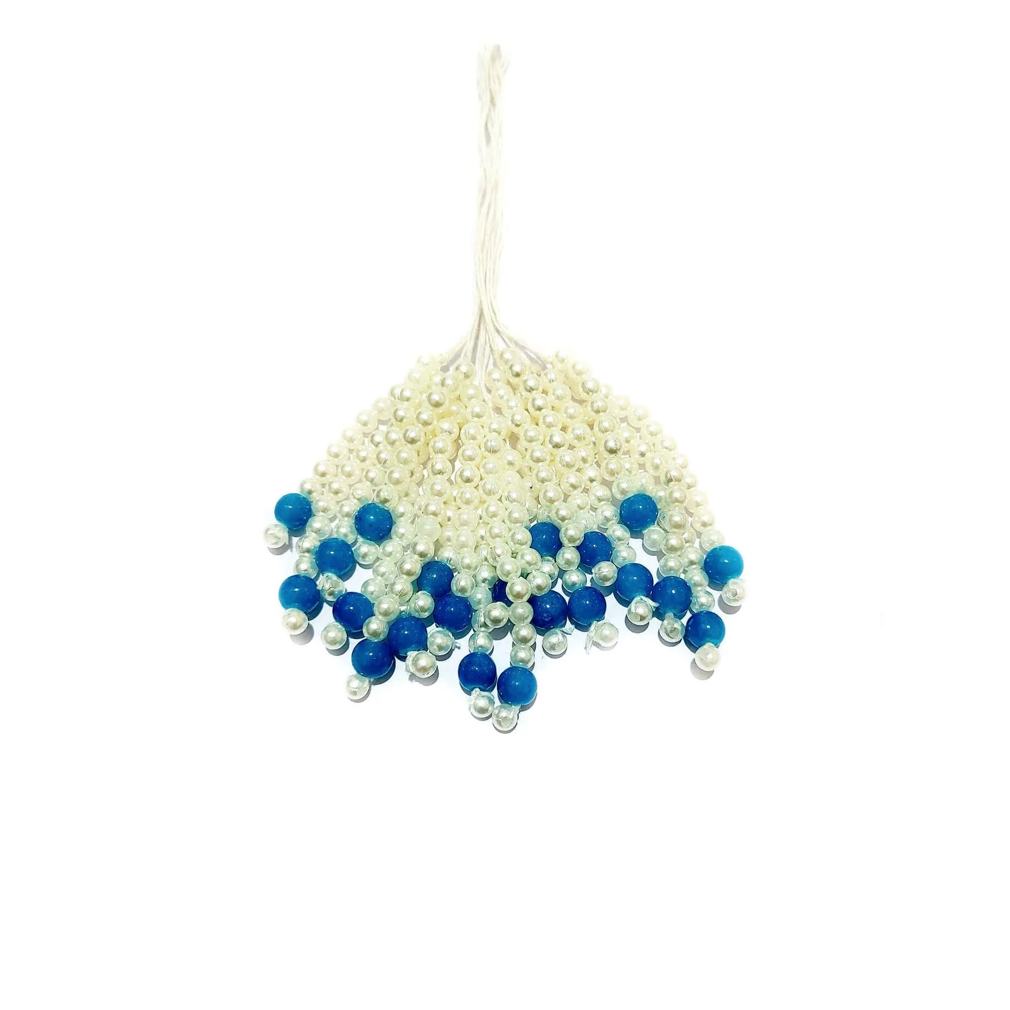 Mini Pearl Beads Handmade DIY Craft, Jewelry Fringe Tassel with Colored Beads - Design 826