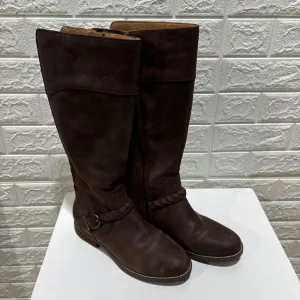 Mira Knee High Tall Leather Boots