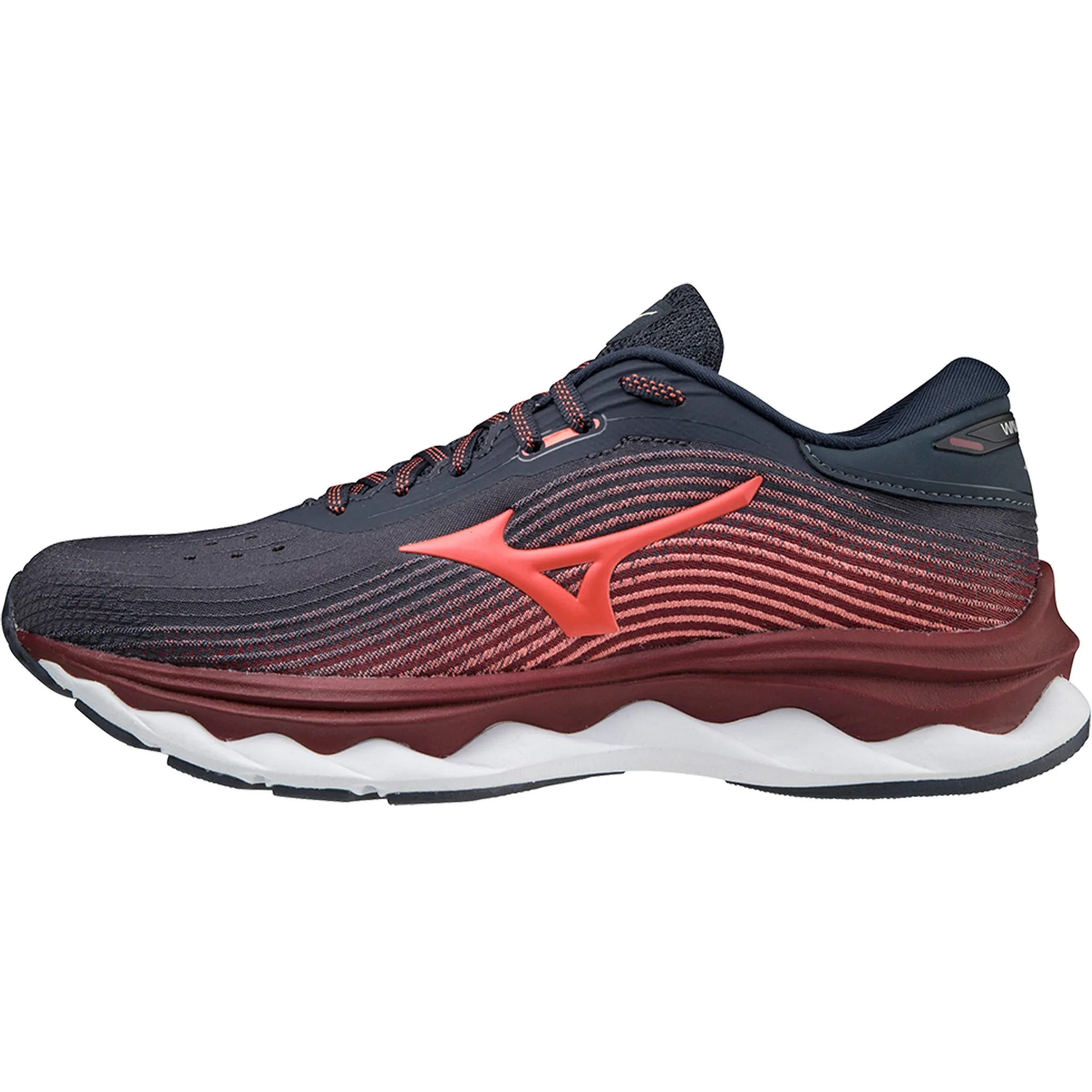 Mizuno Wave Sky 5 Women's Indiaink/LCoral/Pomegran