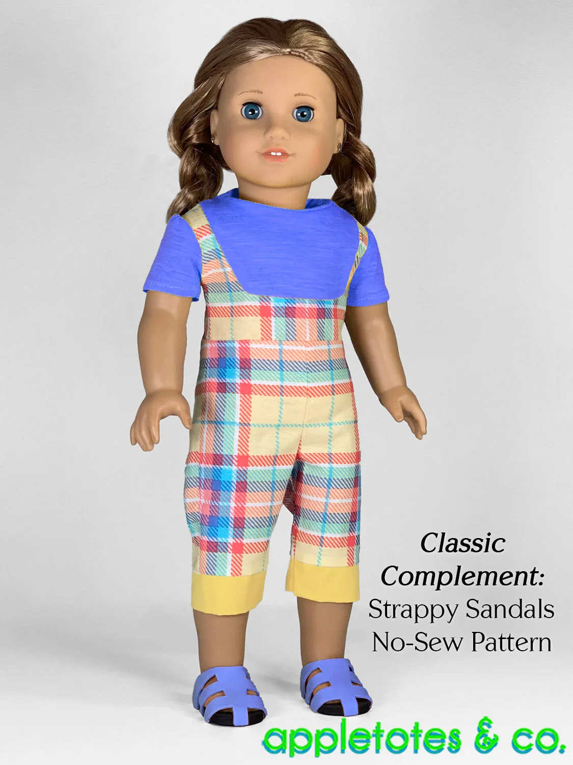 Monica One-Piece Romper 18 Inch Doll Sewing Pattern