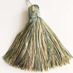 Moss Green and Yellow High Quality Decorative Tassel