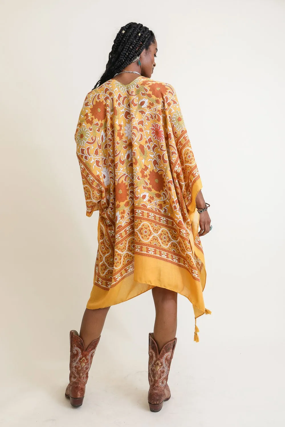 Mustard Morroco Kimono