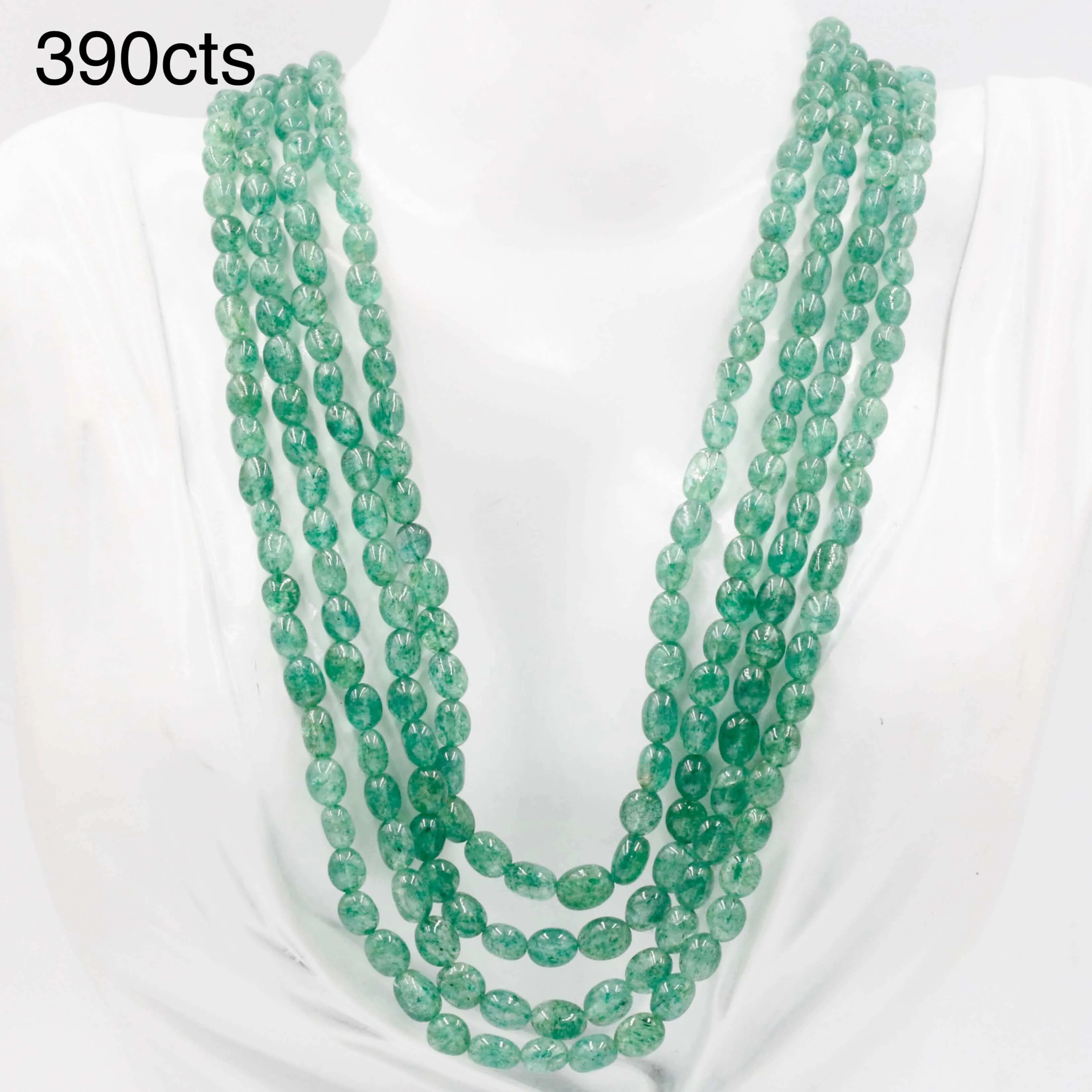 Natural Green Quartz Necklace Emerald Quartz Russian Quartz Aventurine Quartz Green Quartz Indian Necklace Green Quartz Sarafa SKU 6143021