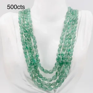 Natural Green Quartz Necklace Green Quartz Beaded Quartz Necklace Green Quartz Gemstone Indian Necklace Quartz Sarafa SKU 6143027