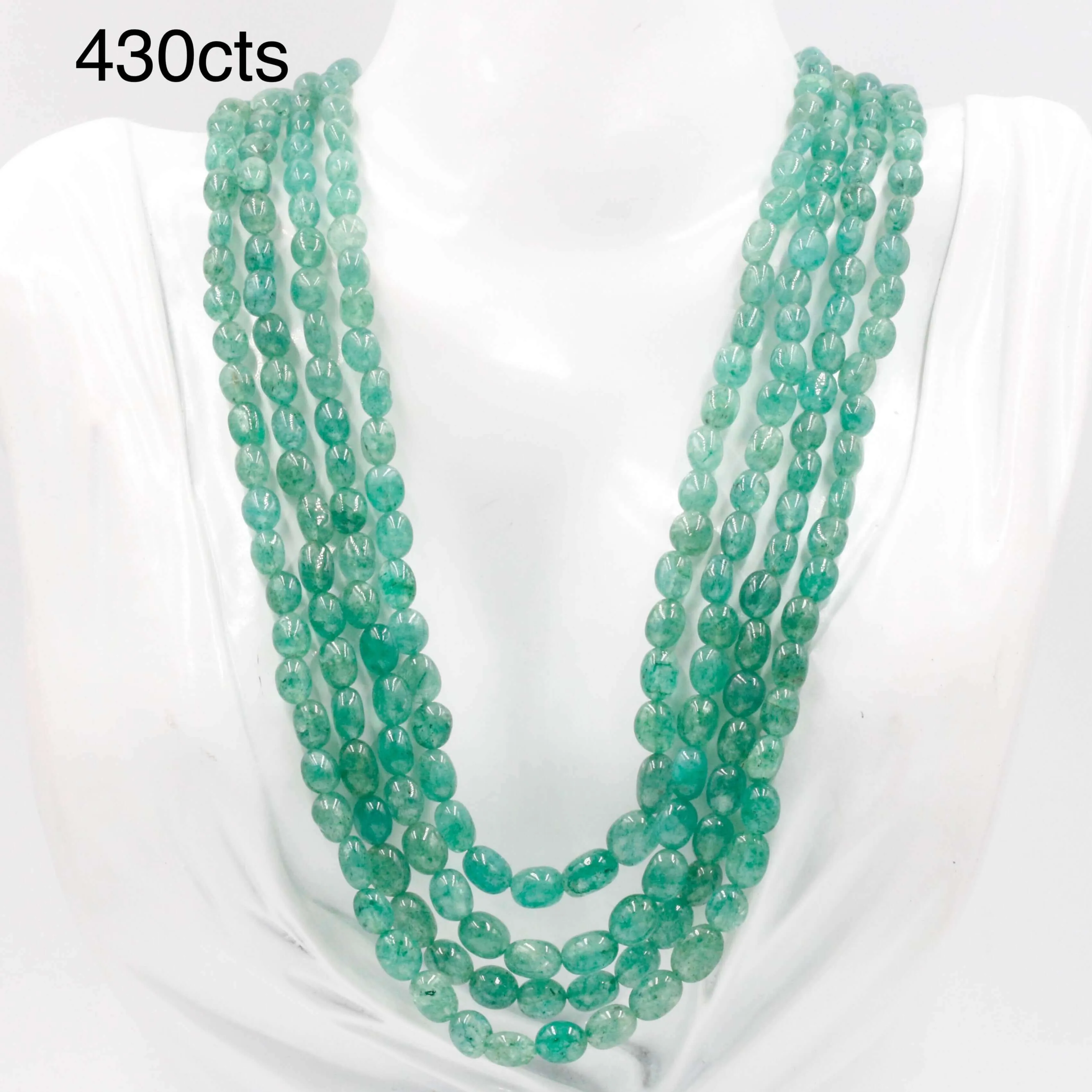 Natural Green Quartz Necklace Russian Quartz Emerald Quartz Necklace Green Quartz Indian Necklace Quartz Green SarafaSKU 6143022