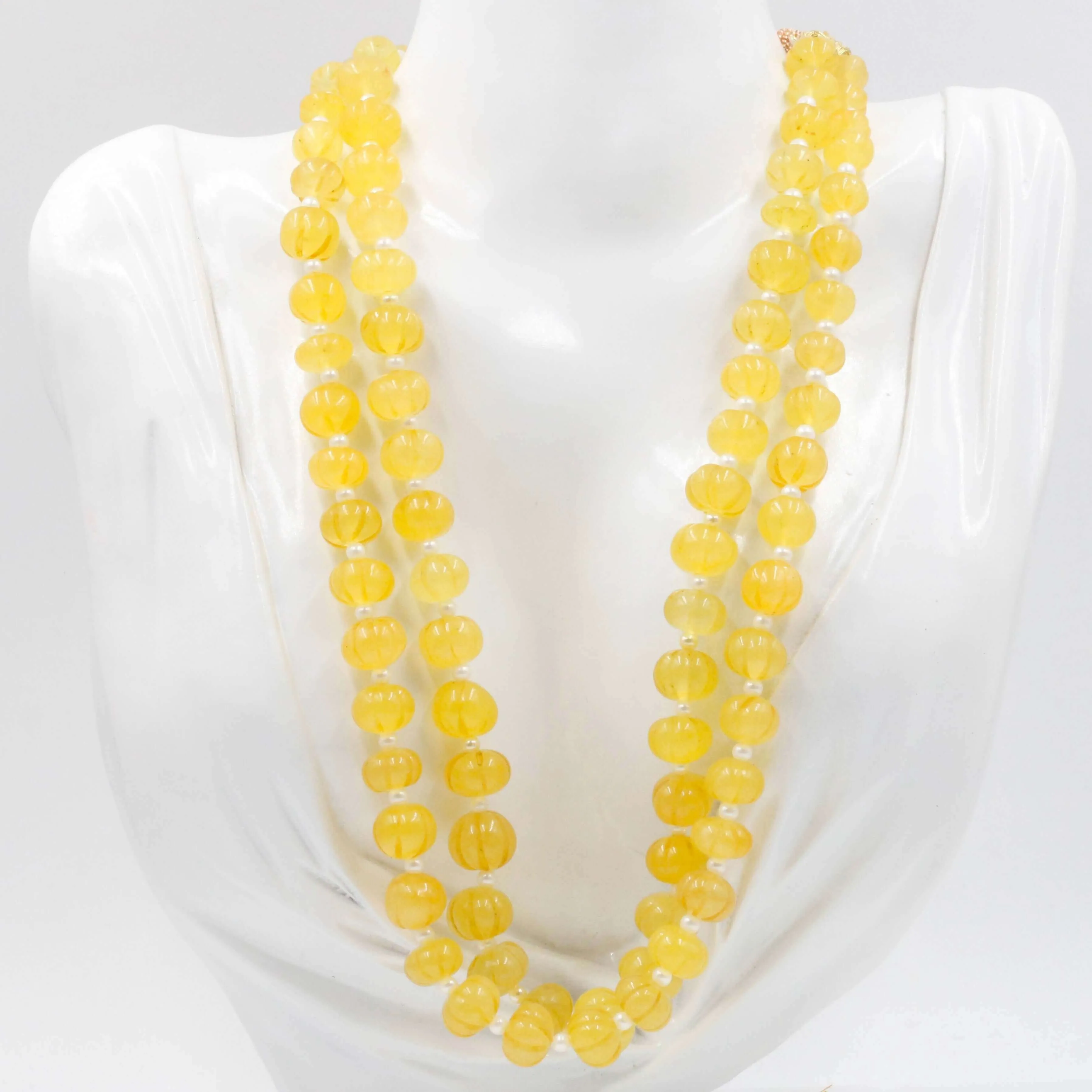 Natural Yellow Quartz Necklace Yellow Quartz Beaded Necklace Yellow Necklace Necklace Layered Necklace SKU 6142887