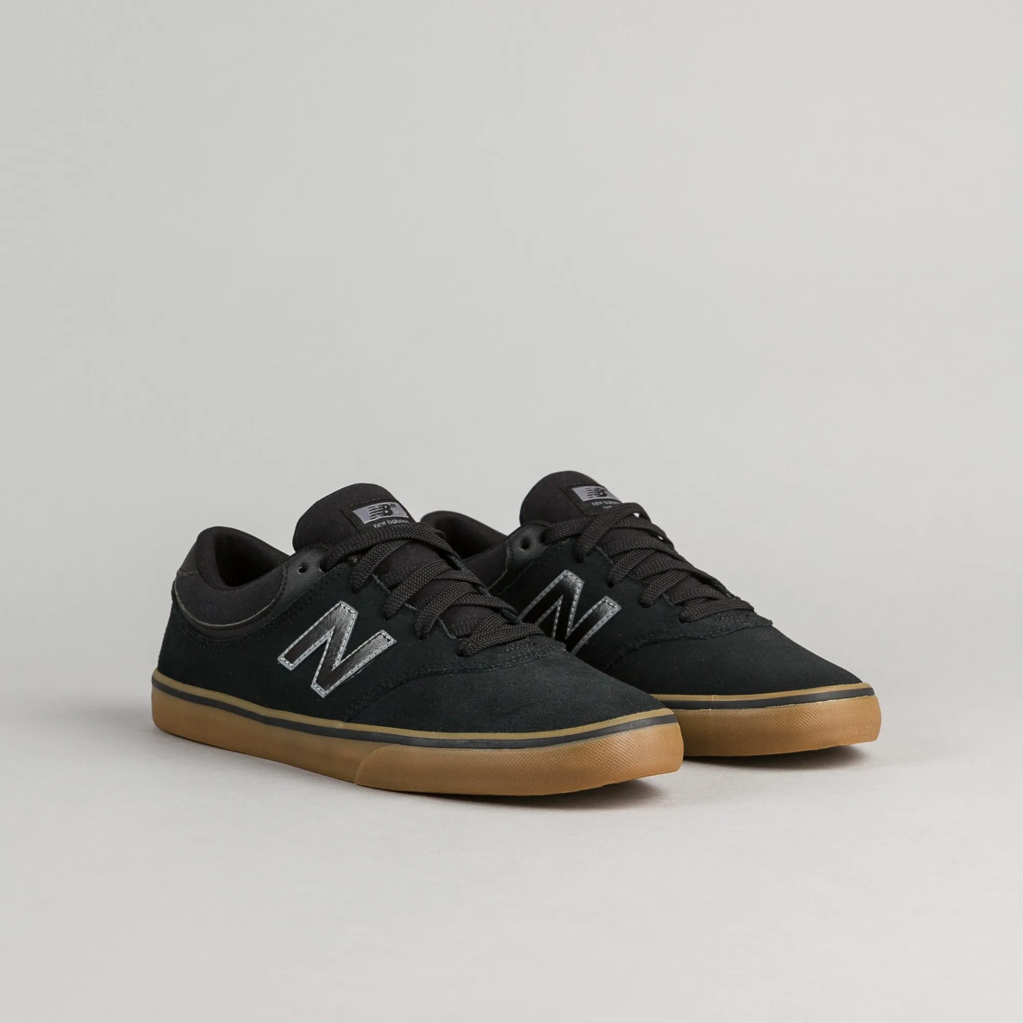 New Balance Numeric Quincy 254 Shoes - Black / Gum