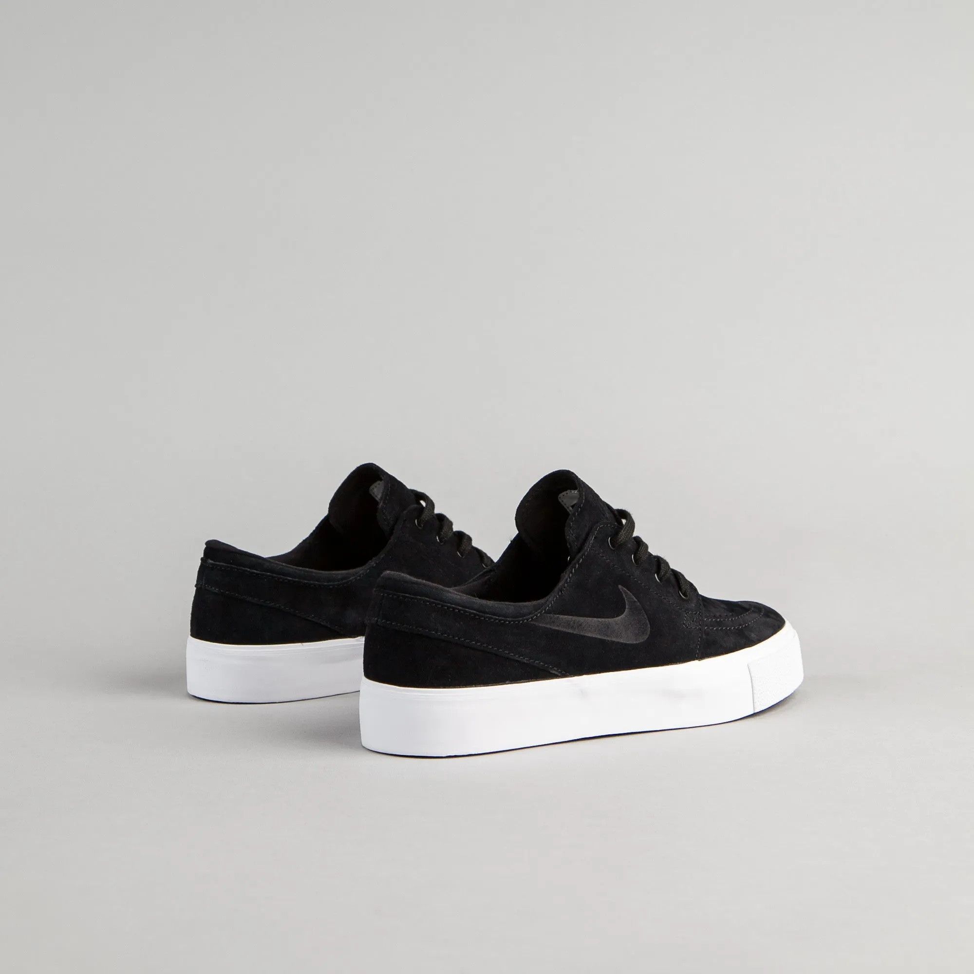 Nike SB Stefan Janoski Premium HT Shoes - Black / Black - White