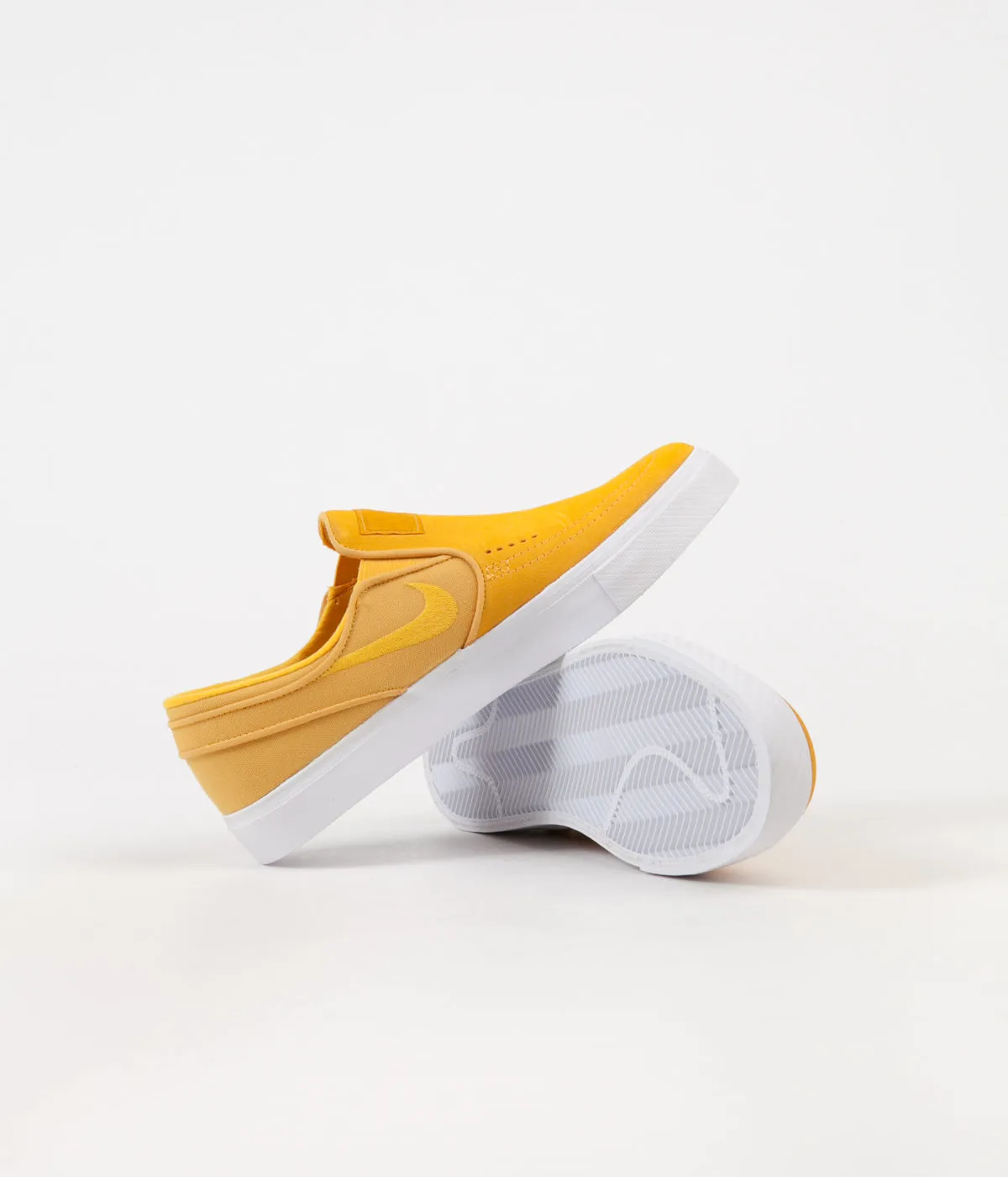 Nike SB Stefan Janoski Slip On Shoes - Yellow Ochre / Yellow Ochre - White