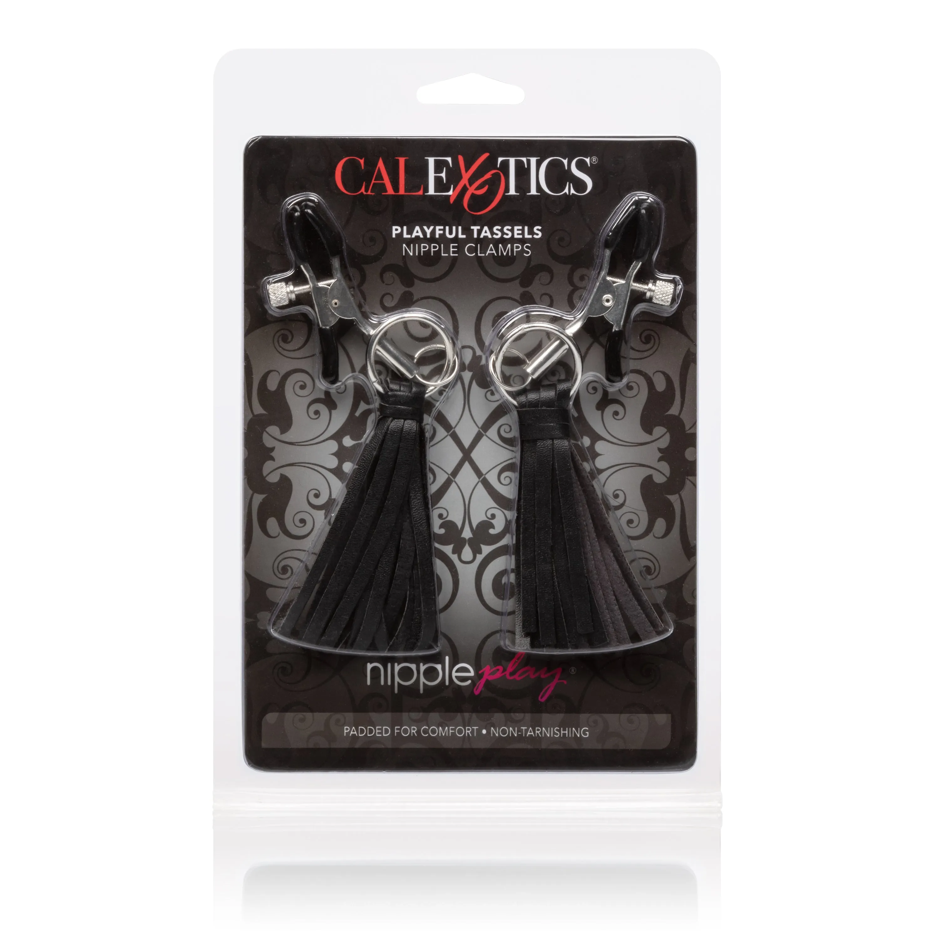 Nipple Play Playful Tassels Nipple Clamps - Black