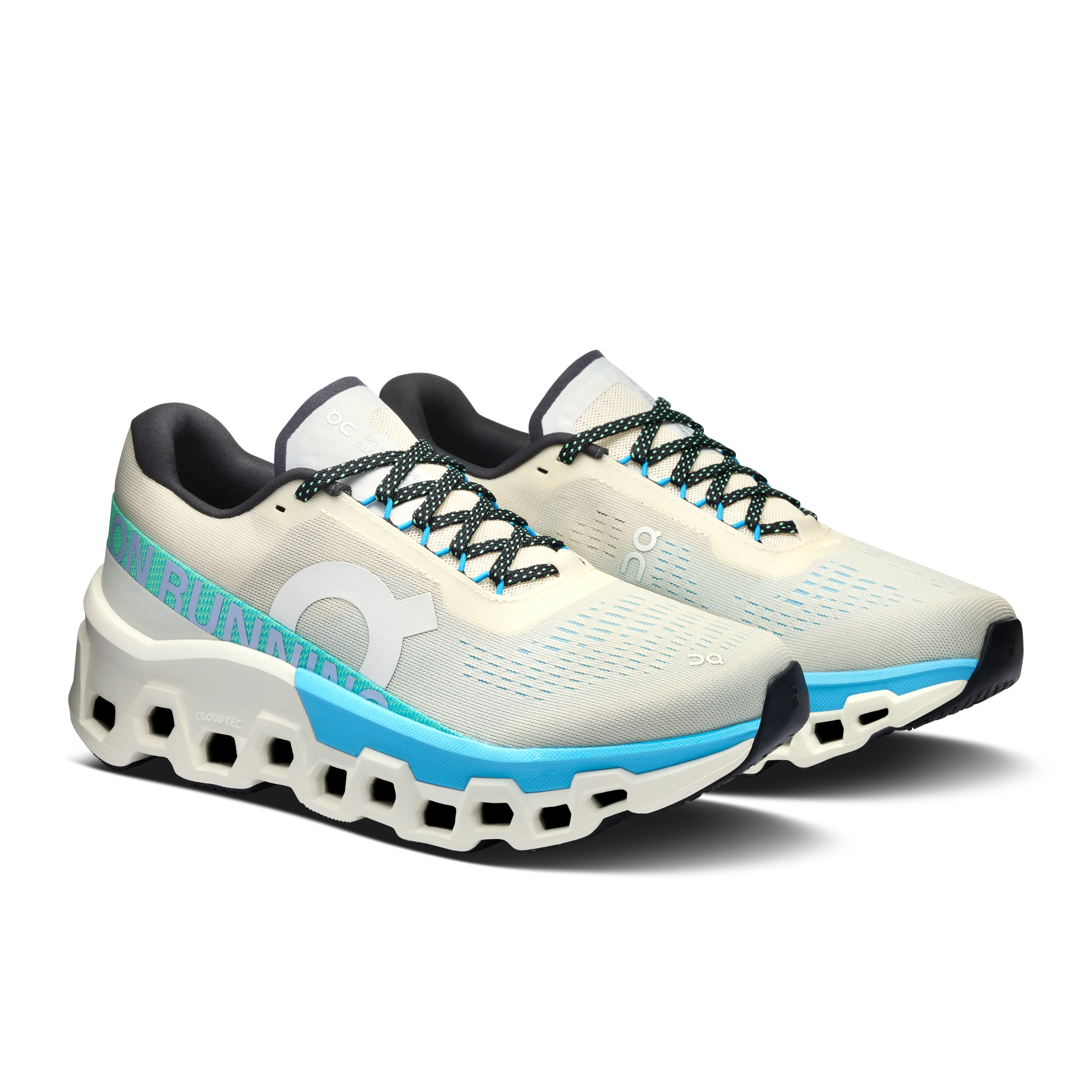 On Running Women's Cloudmonster 2 Shoes - Cream / Horizon