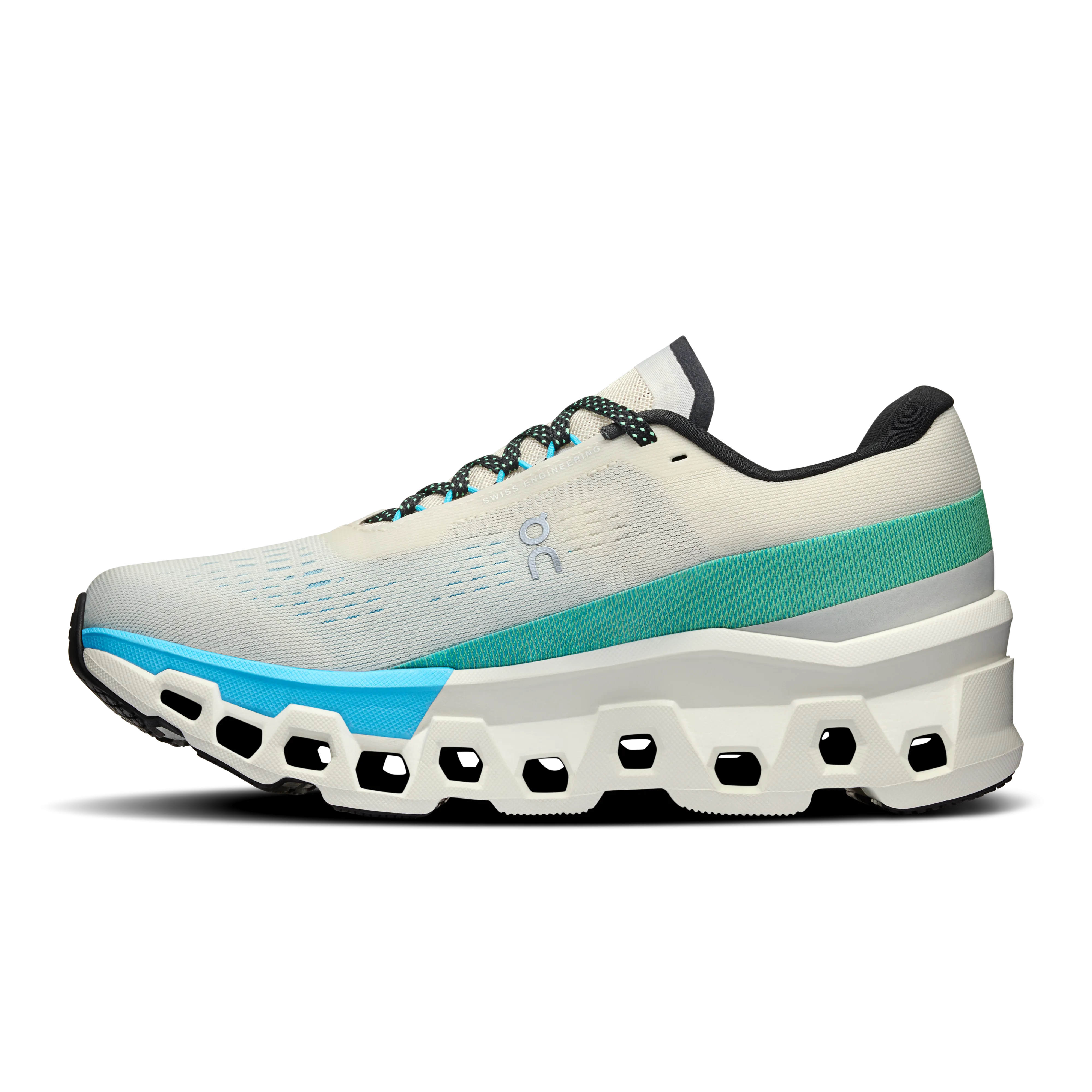 On Running Women's Cloudmonster 2 Shoes - Cream / Horizon