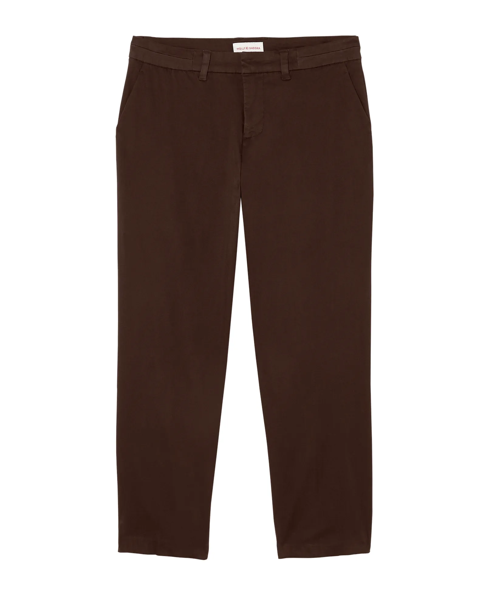 Oxford Slim Leg Trouser | Brown