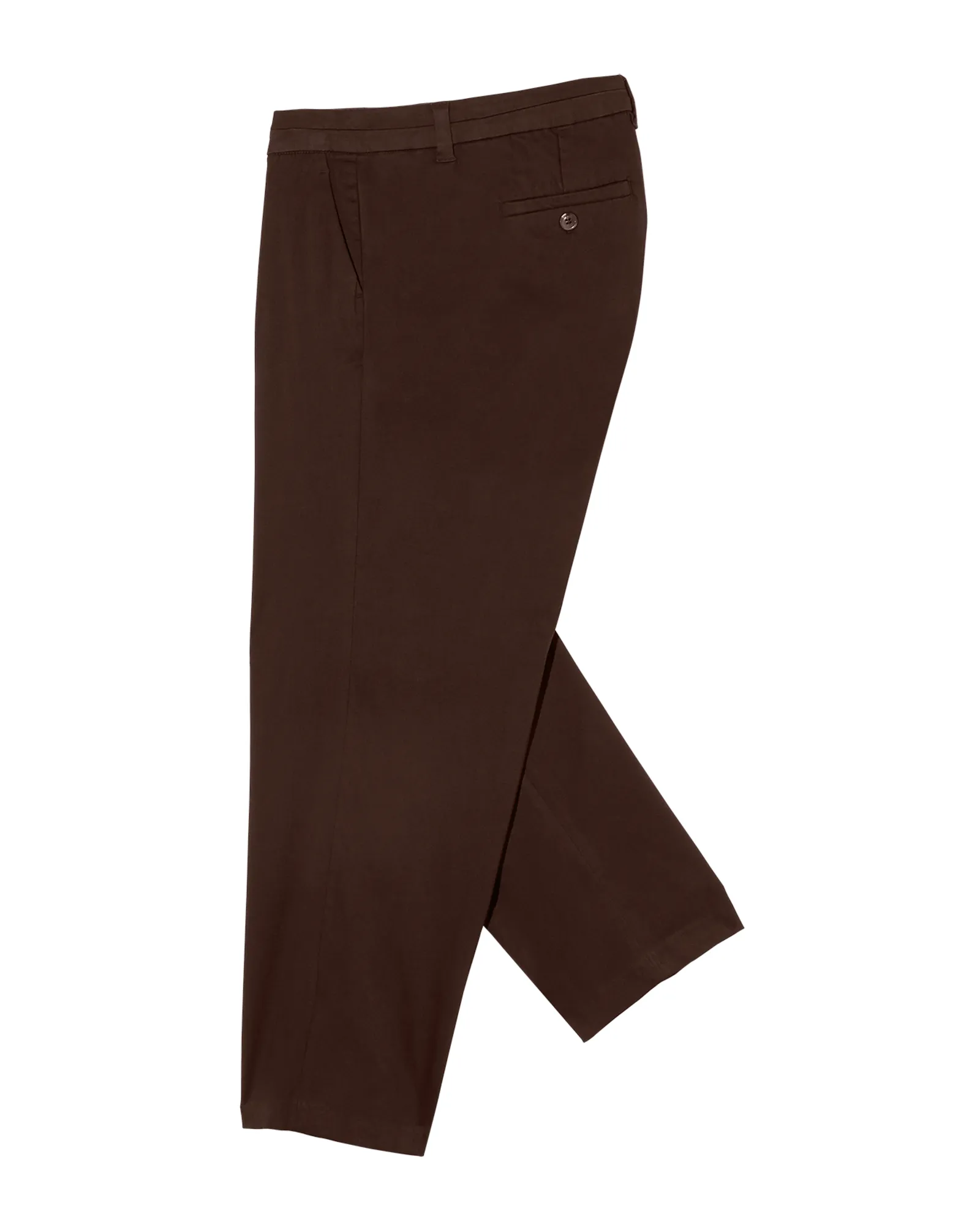 Oxford Slim Leg Trouser | Brown