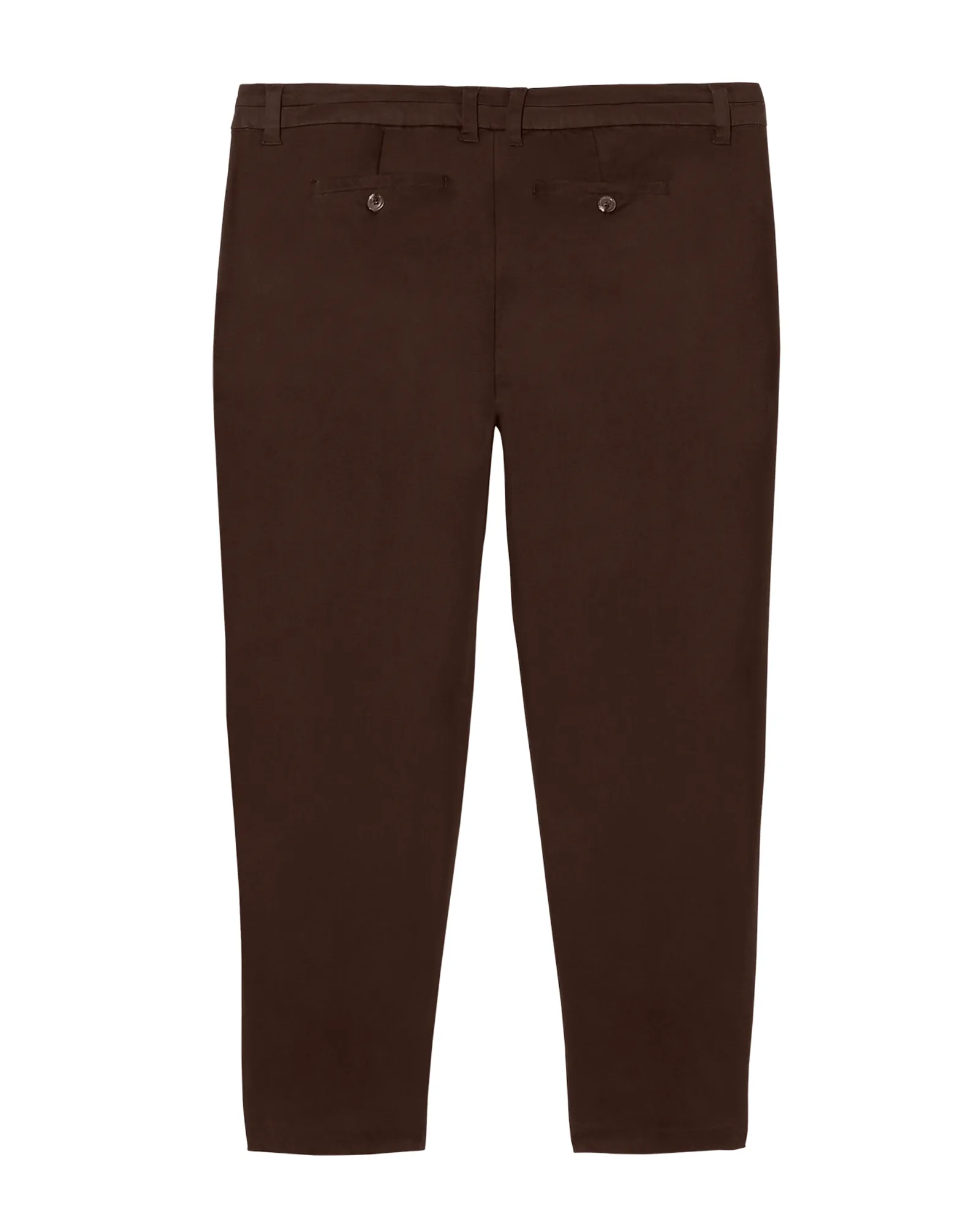 Oxford Slim Leg Trouser | Brown