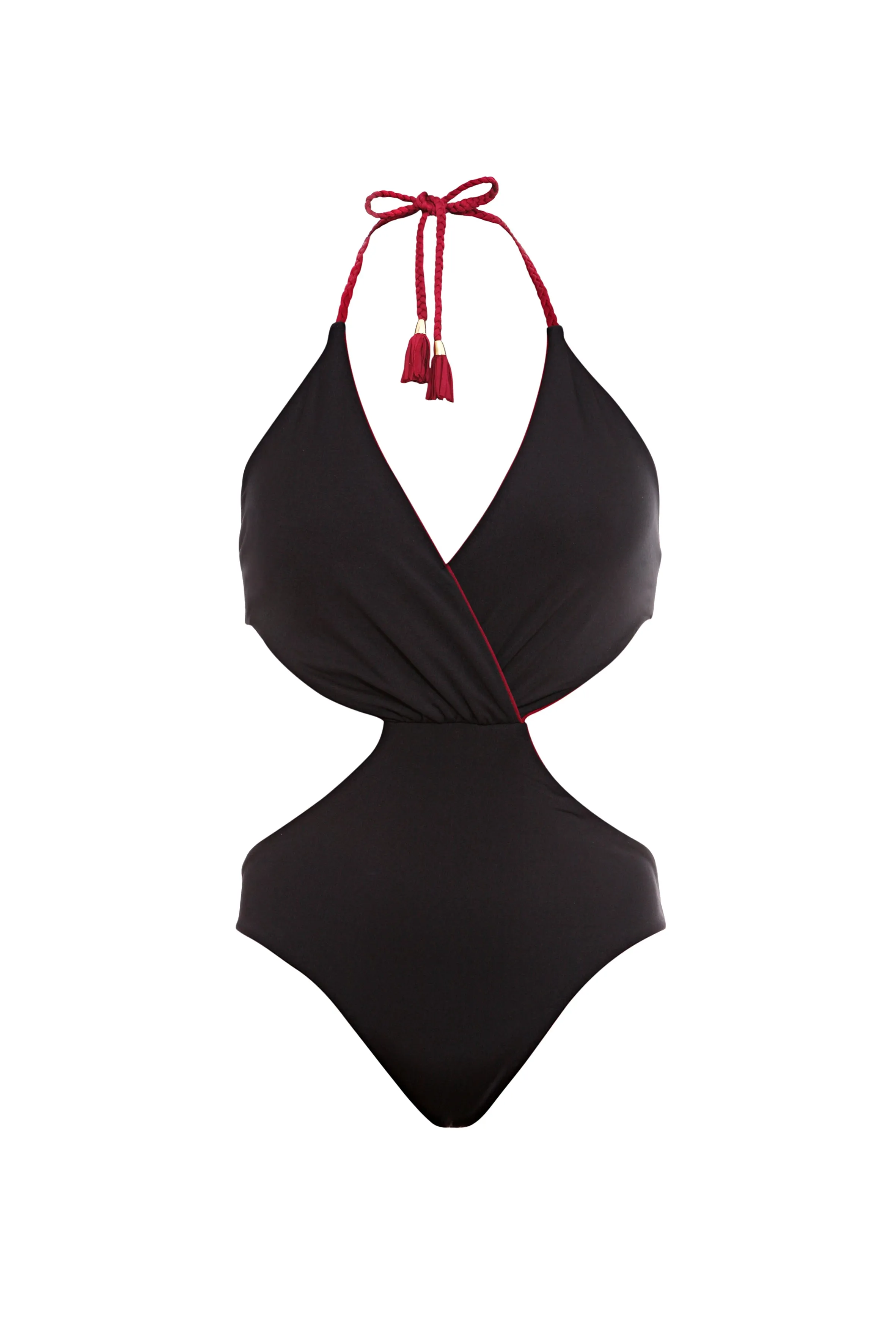 Paolita Solids Bordeaux Priscilla Reversible One Piece