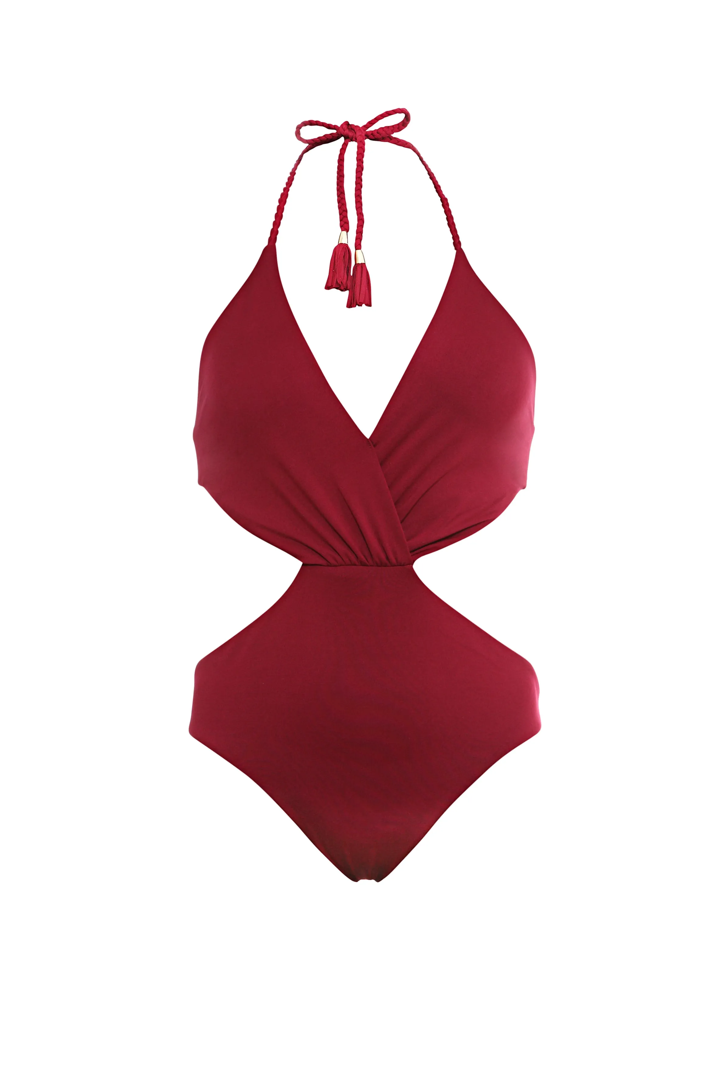 Paolita Solids Bordeaux Priscilla Reversible One Piece