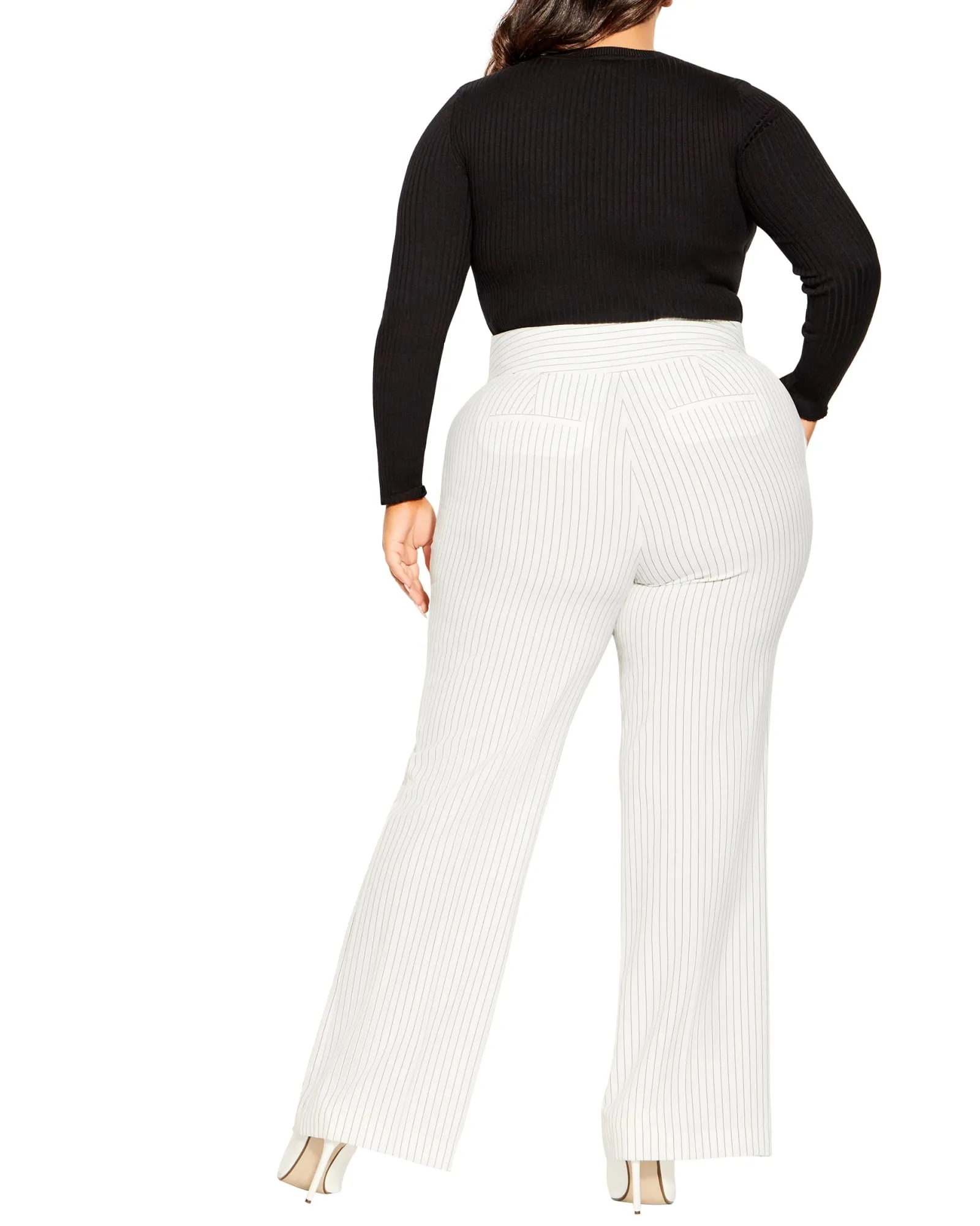 Penelope Pant | IVORY PINSTRIPE