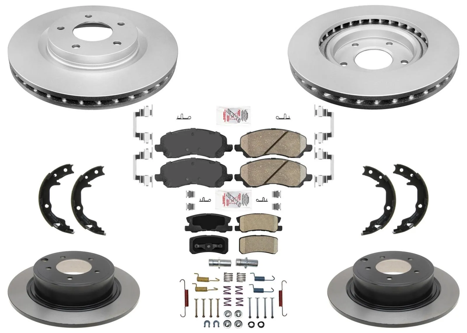 Performance Disc Brake Rotors Ceramic Pads For Mitsubishi Outlander Sport 11-12