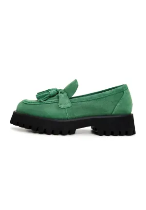 Platform Loafers Ksenia - Green